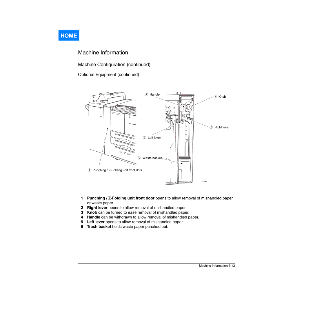 Konica Minolta Network Printer manual Home 