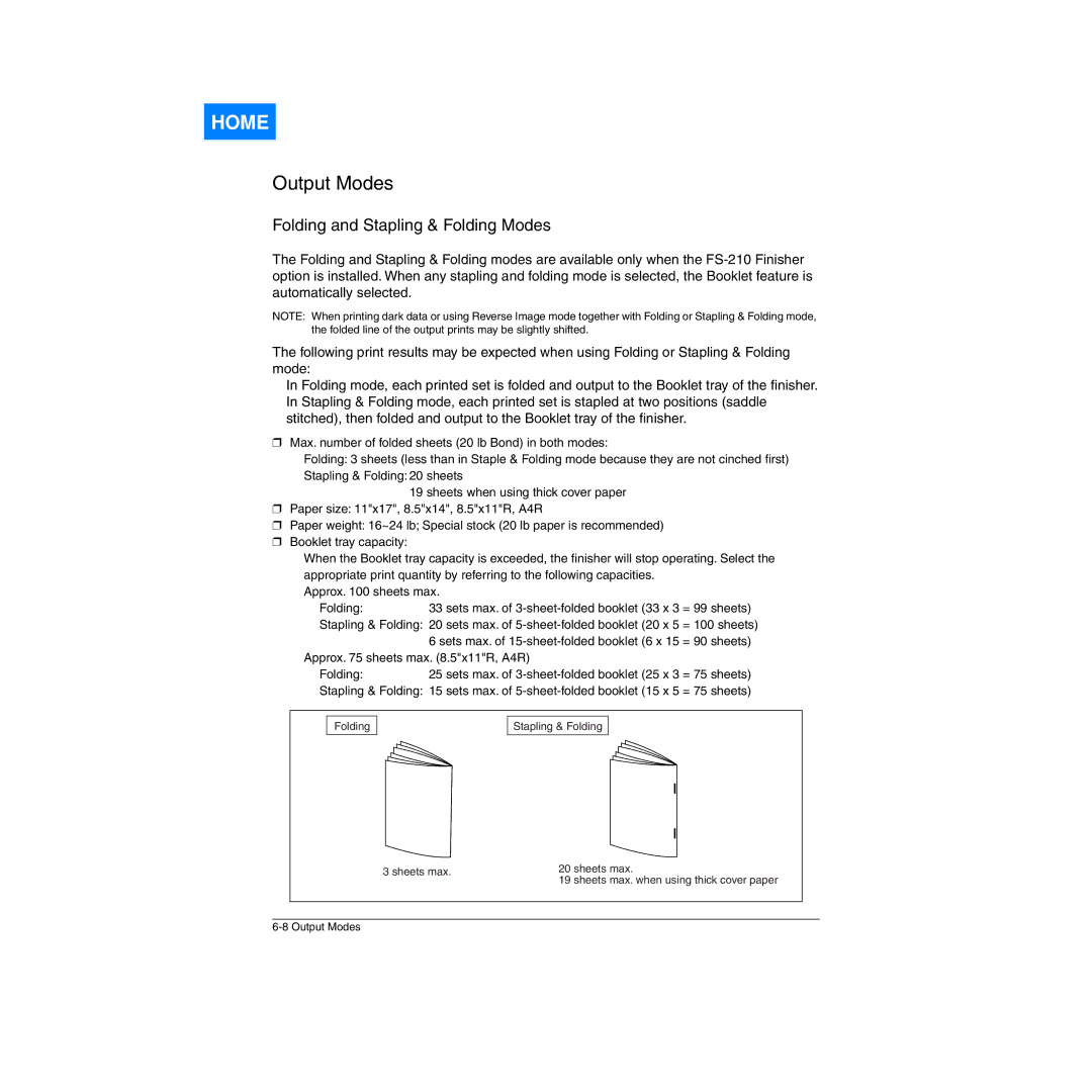 Konica Minolta Network Printer manual = 99 sheets 