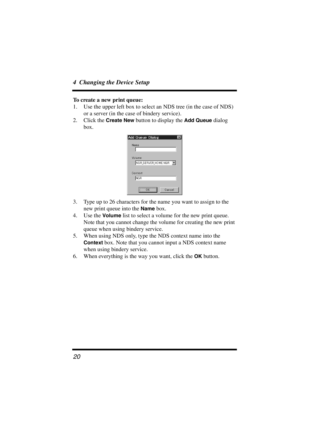 Konica Minolta Network Setup user manual To create a new print queue 