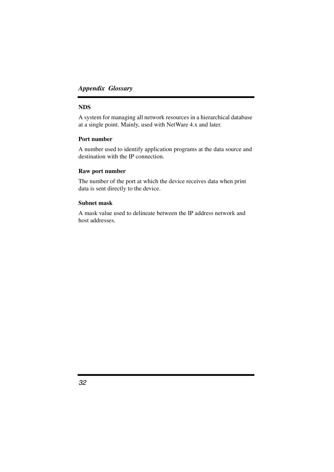 Konica Minolta Network Setup user manual Port number, Subnet mask 