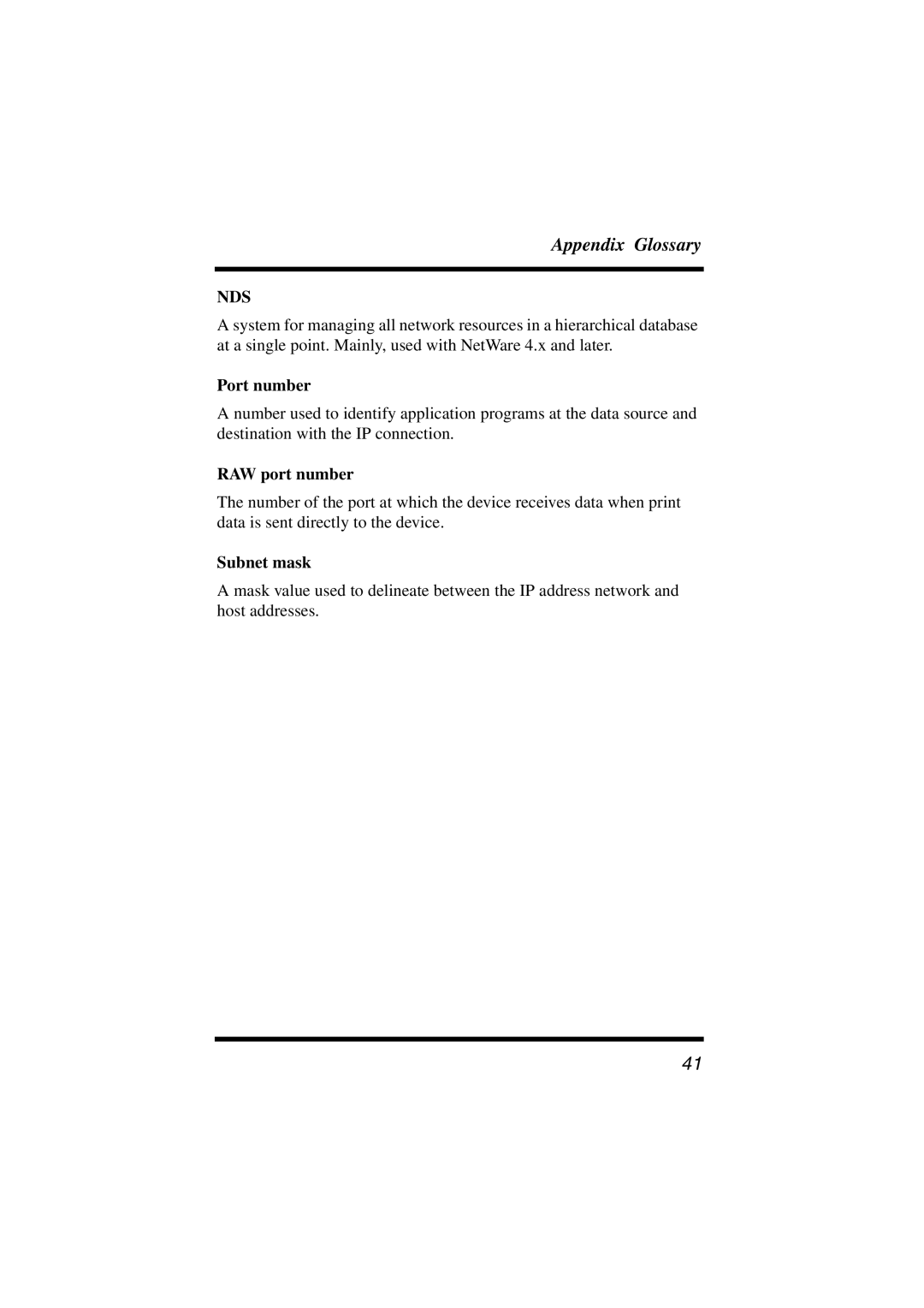 Konica Minolta PageScope user manual Port number, Subnet mask 