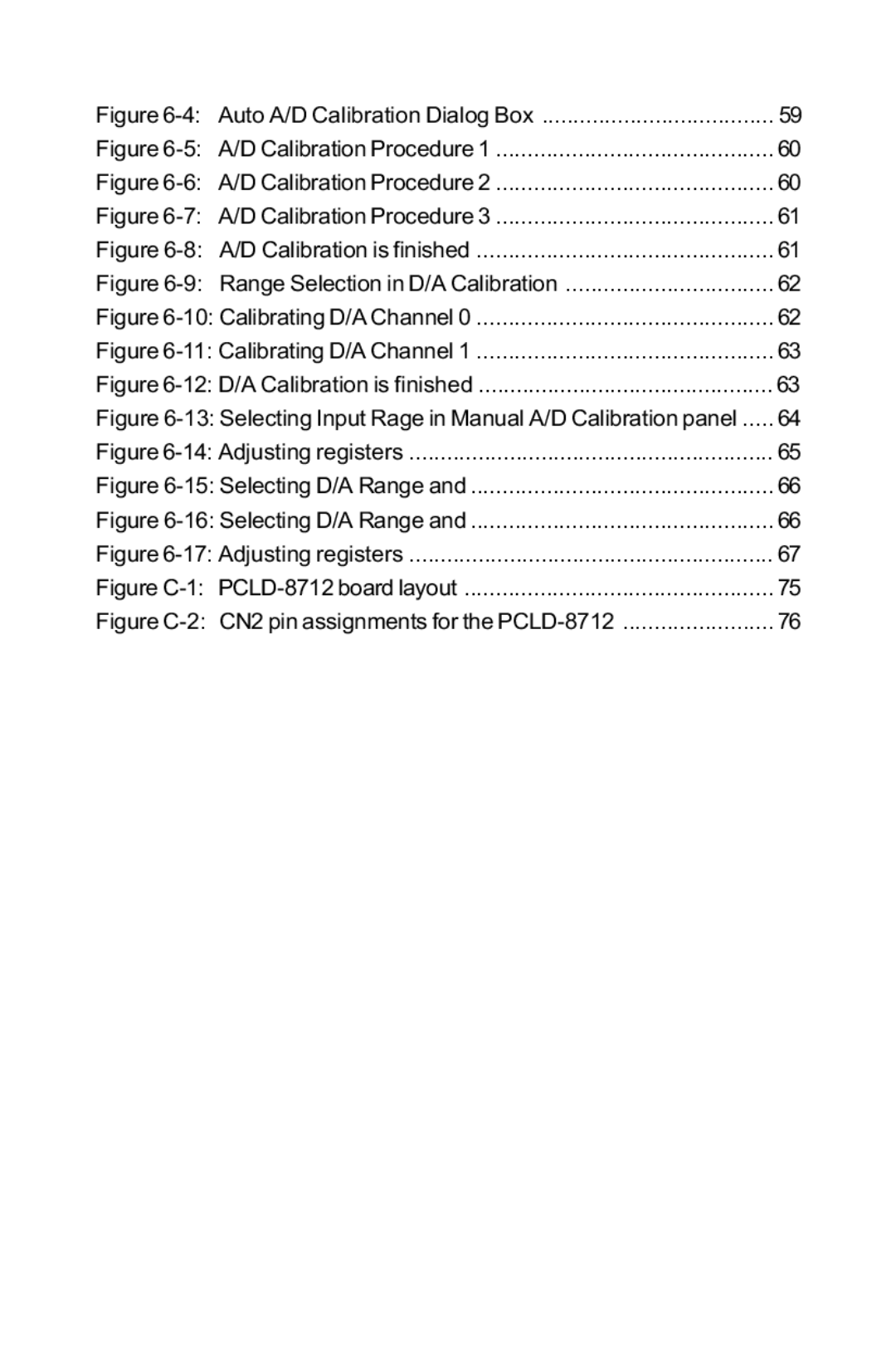 Konica Minolta PCI-1712L user manual Auto A/D Calibration Dialog Box 