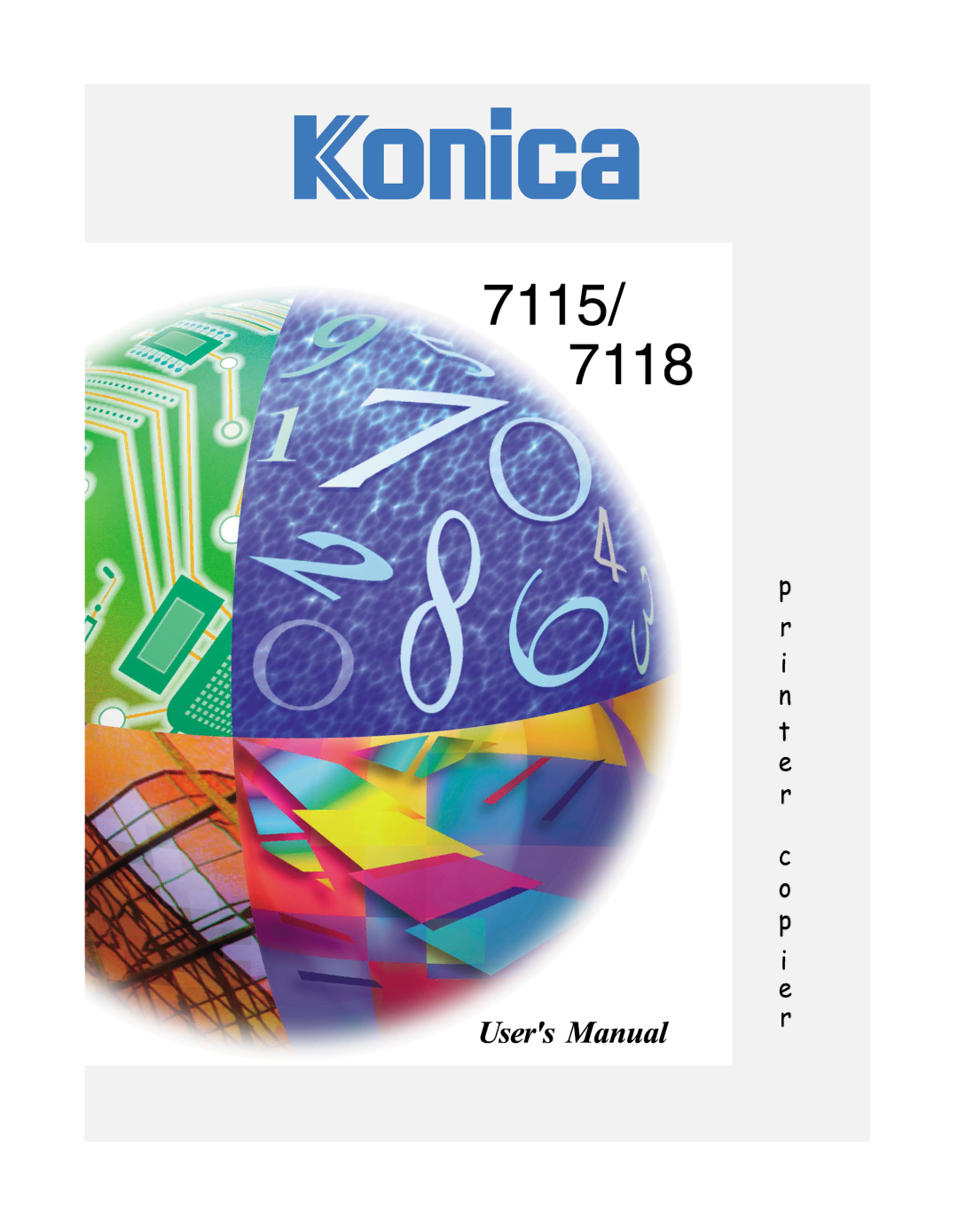 Konica Minolta Printer Copier manual 