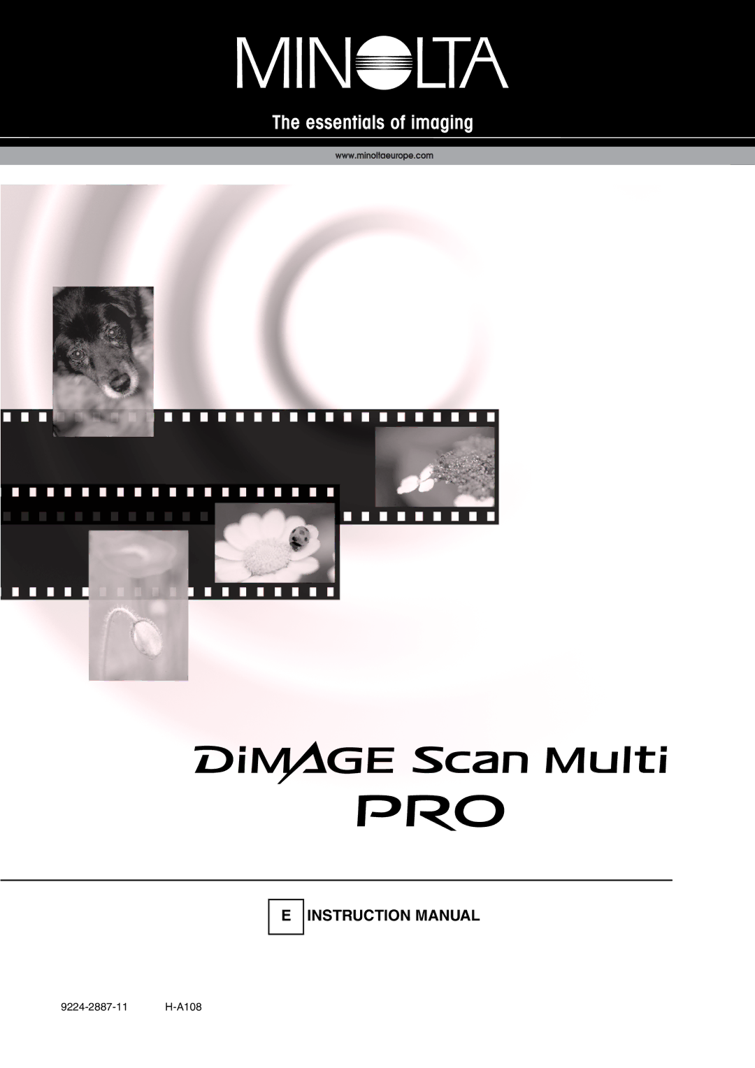 Konica Minolta Scan Multi PRO instruction manual 9224-2887-11 H-A108 