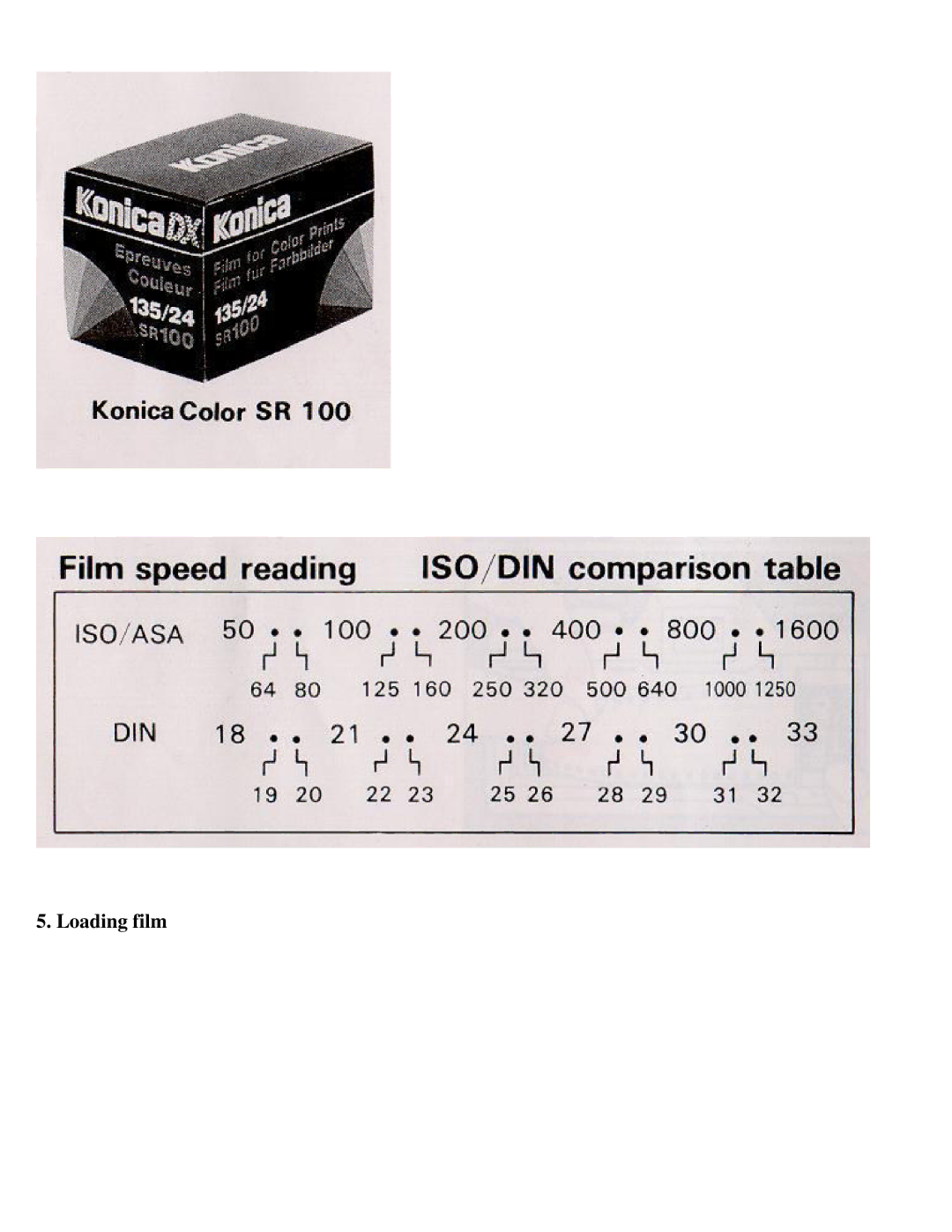 Konica Minolta TC-X manual Loading film 