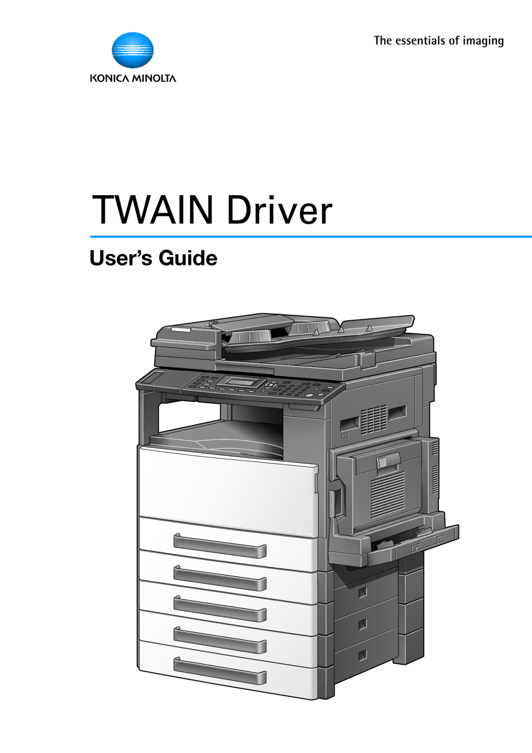 Konica Minolta TWIN Driver manual User’s Guide 