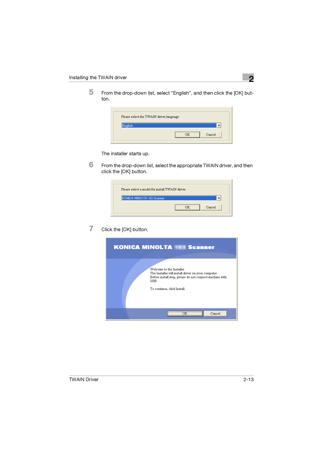 Konica Minolta TWIN Driver manual 