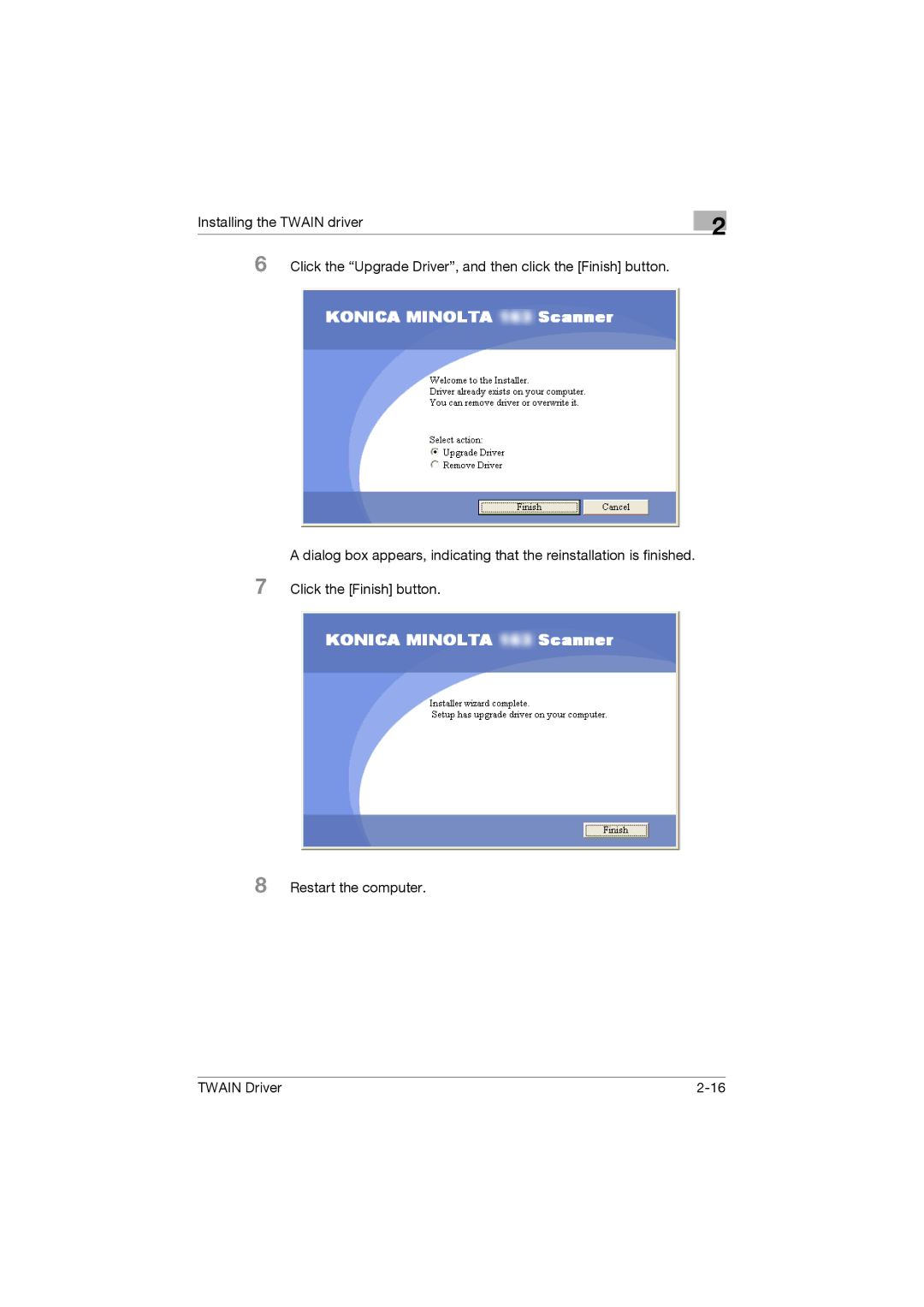 Konica Minolta TWIN Driver manual 