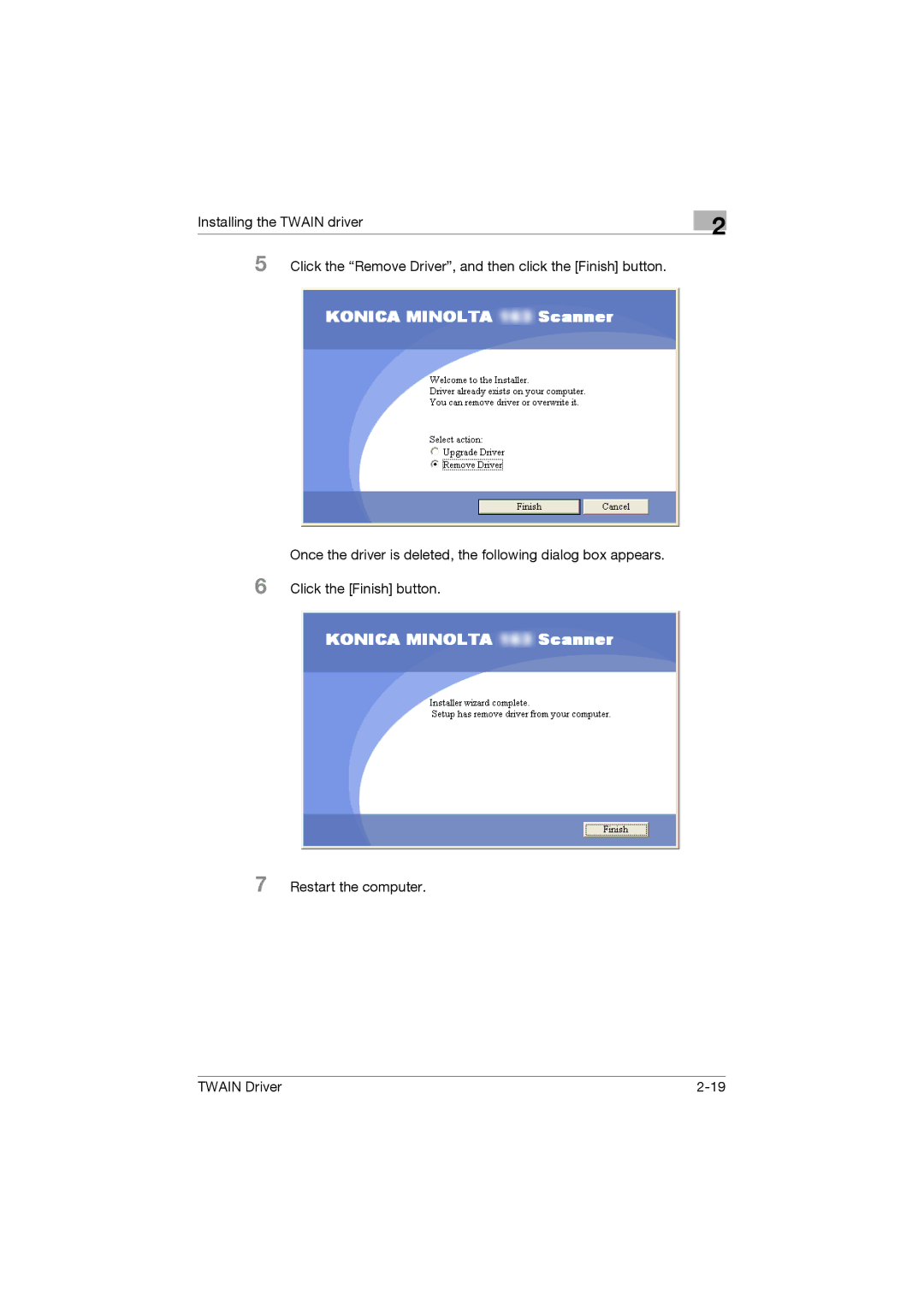 Konica Minolta TWIN Driver manual 