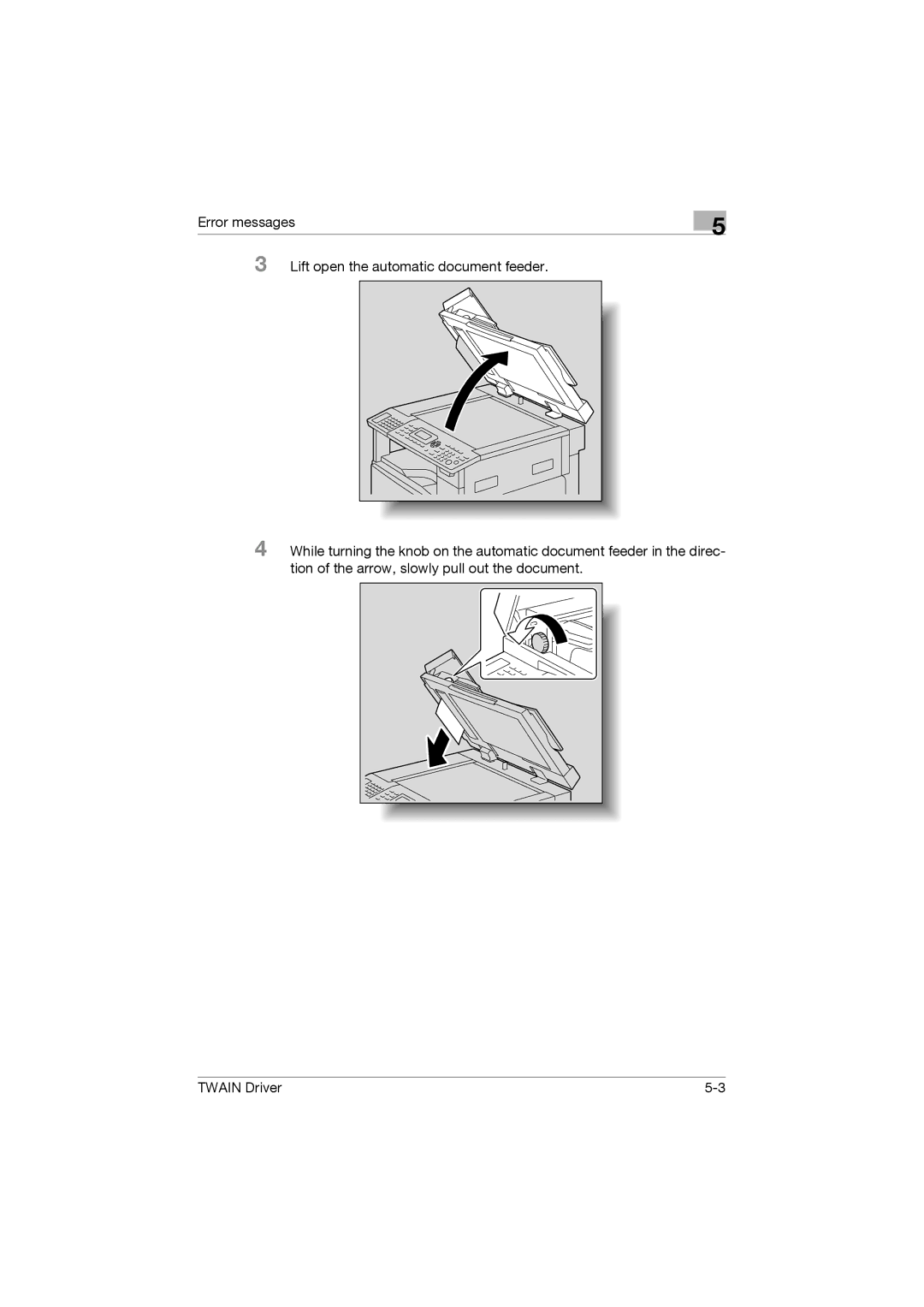 Konica Minolta TWIN Driver manual 