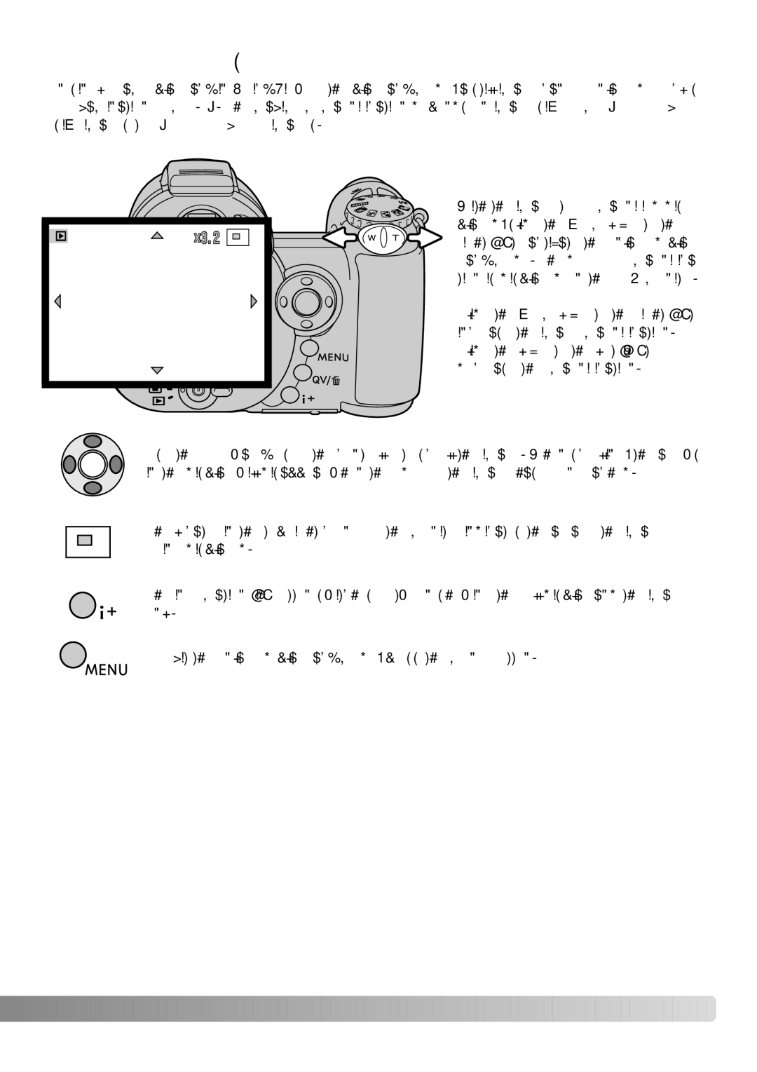 Konica Minolta Z3 instruction manual Enlarged playback 