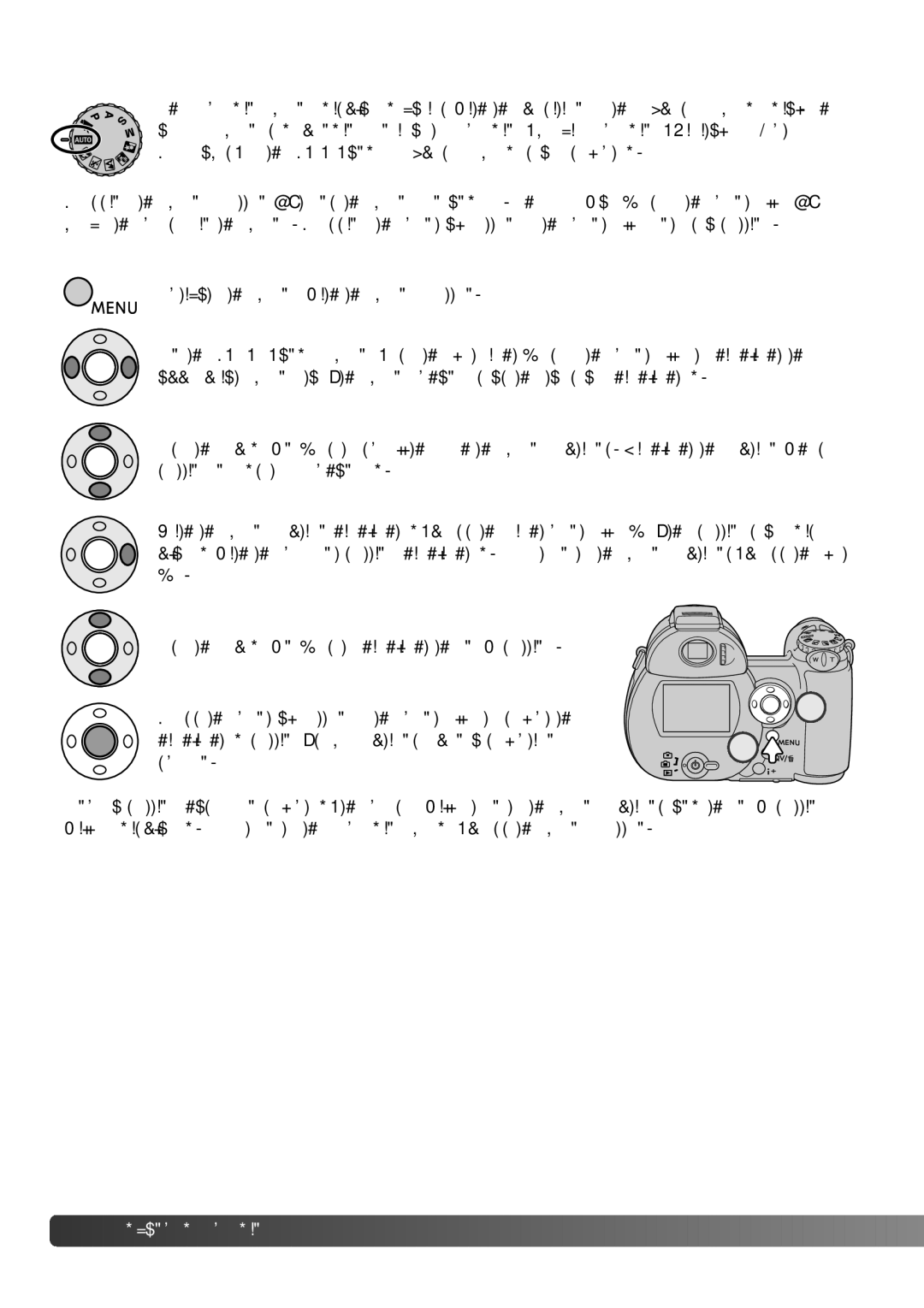 Konica Minolta Z3 instruction manual Navigating the recording menus 