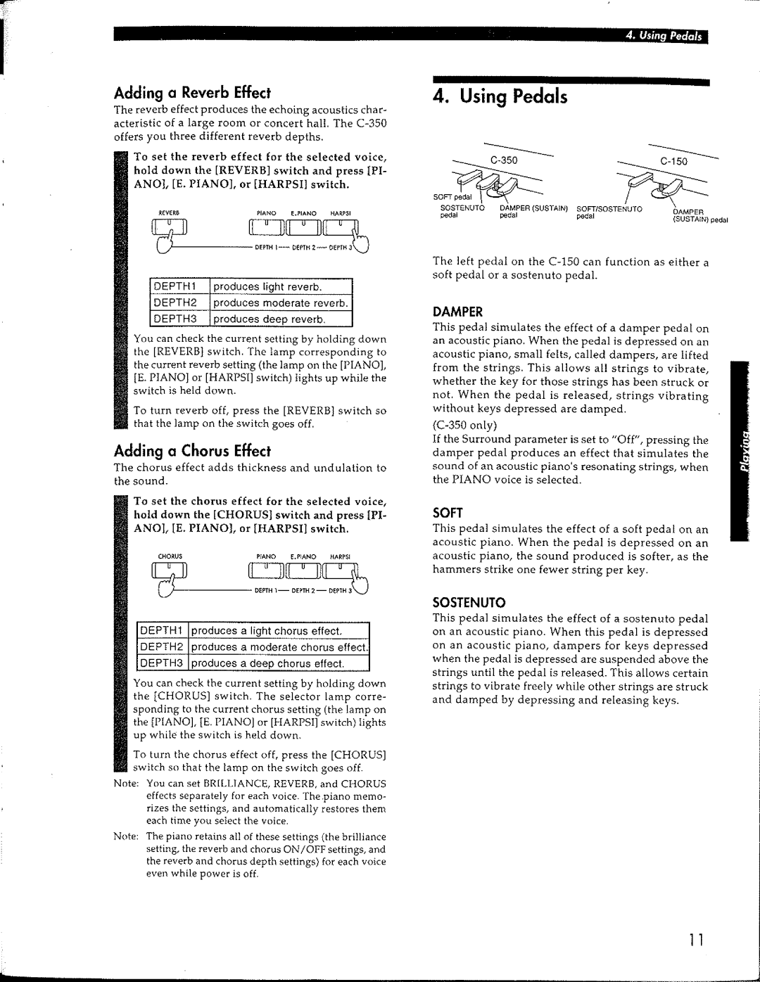 Korg C-150, C-350 manual 