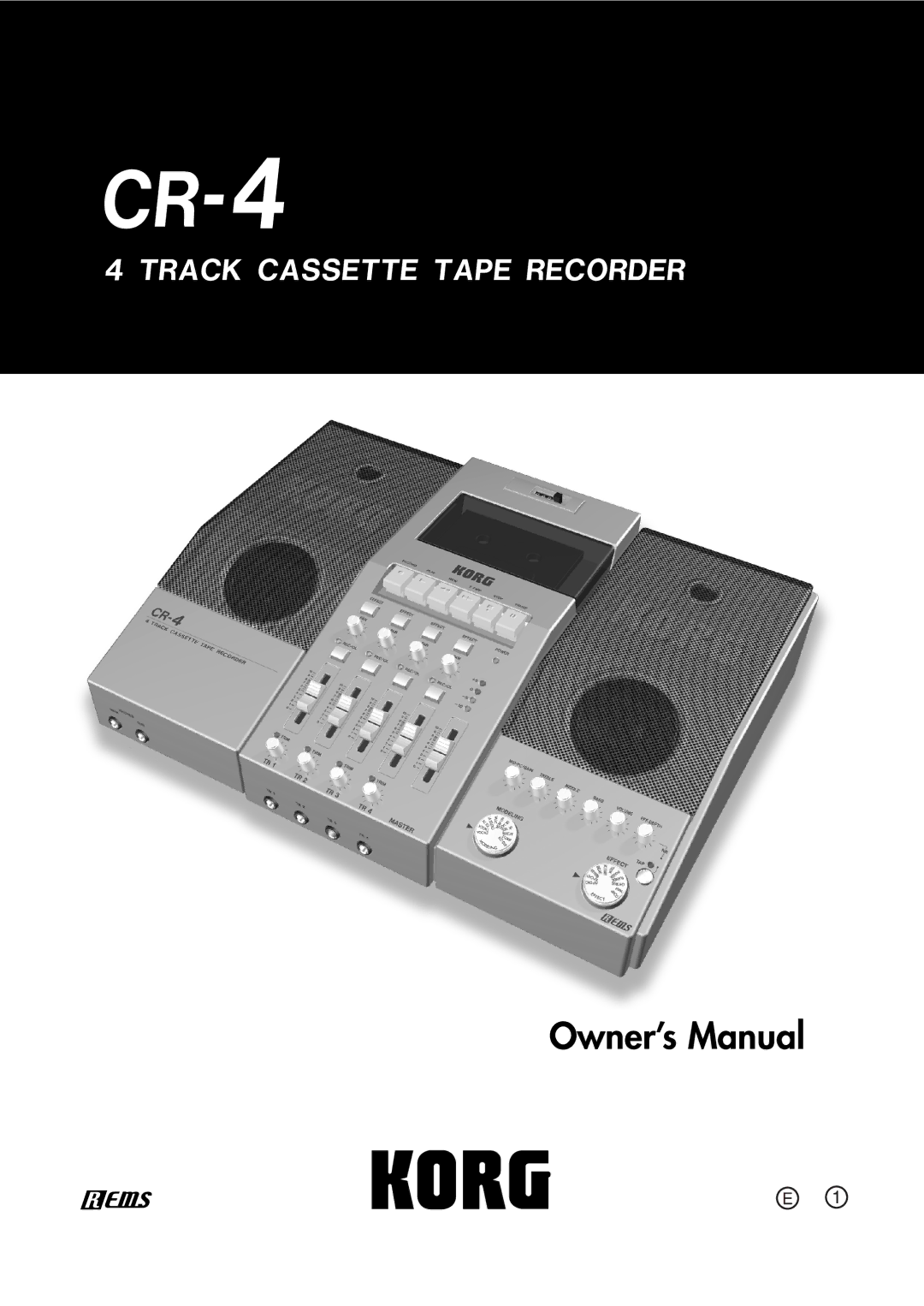 Korg CR-4 owner manual 