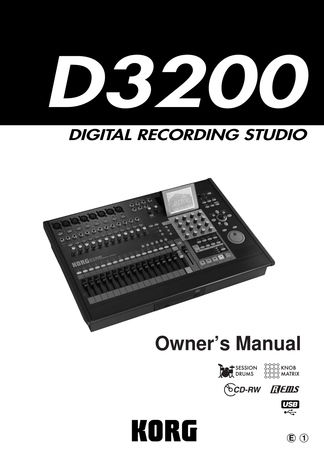 Korg D3200 owner manual 