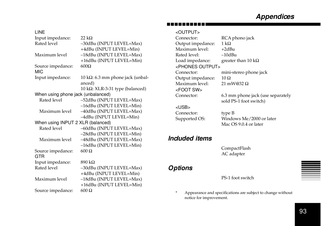 Korg D4 owner manual When using phone jack unbalanced, When using Input 2 XLR balanced 