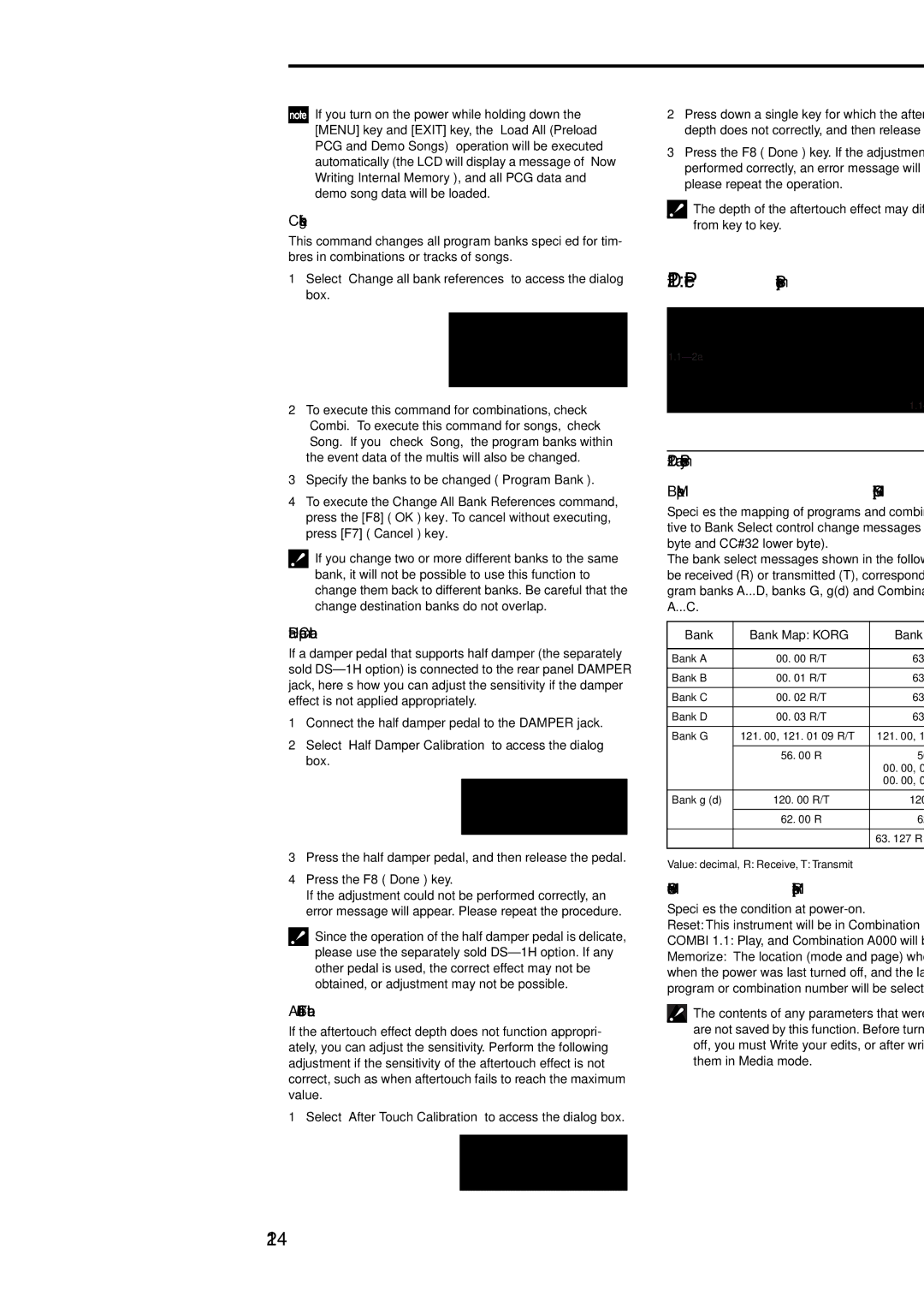 Korg Electric Keyboard manual 124, Pref. System Preference, 2a System Preference 