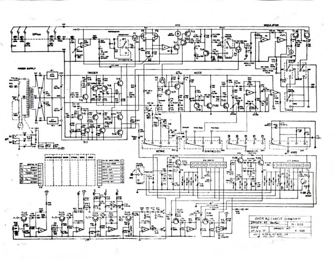 Korg M-500 manual 