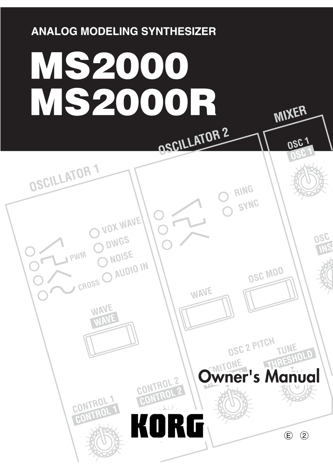 Korg MS2000R manual 