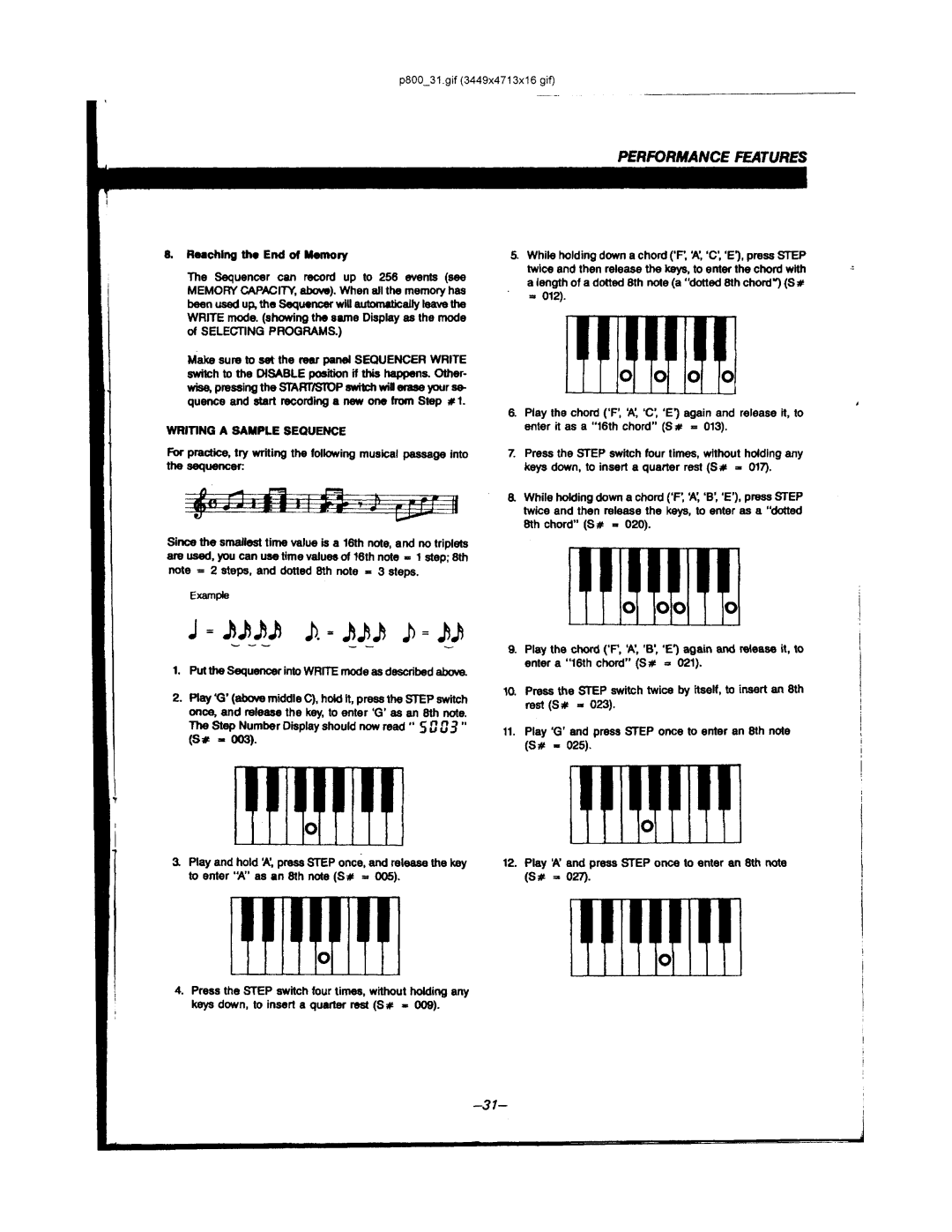 Korg POLY-800 manual 