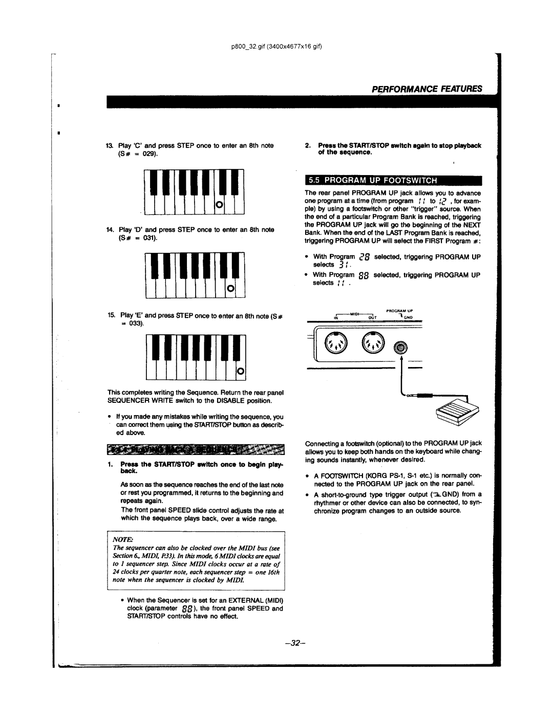 Korg POLY-800 manual 