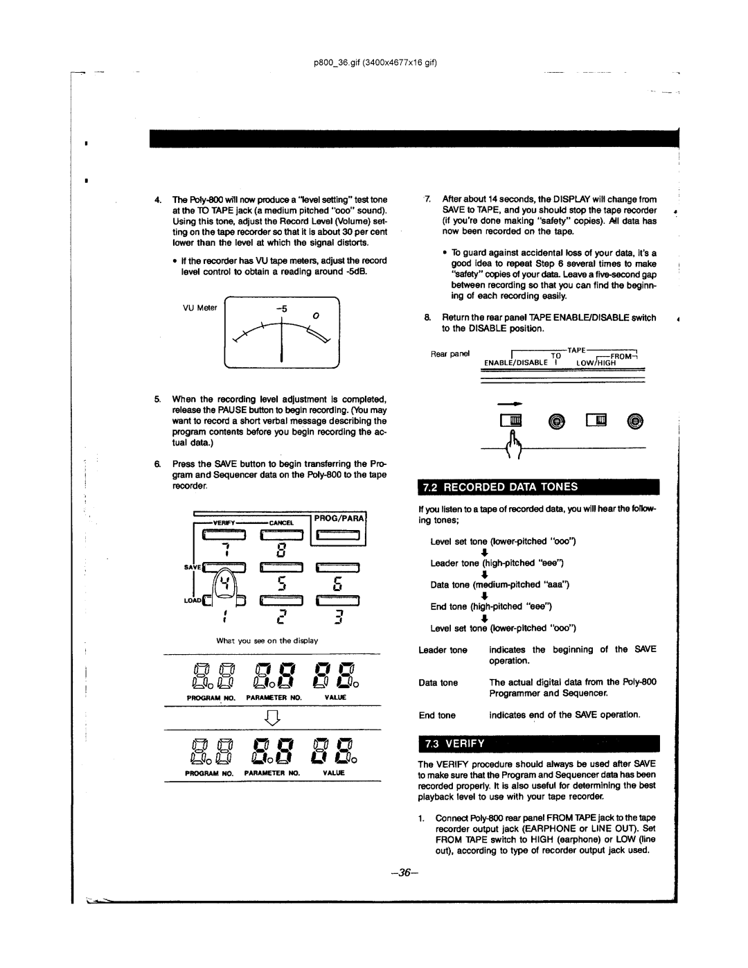 Korg POLY-800 manual 