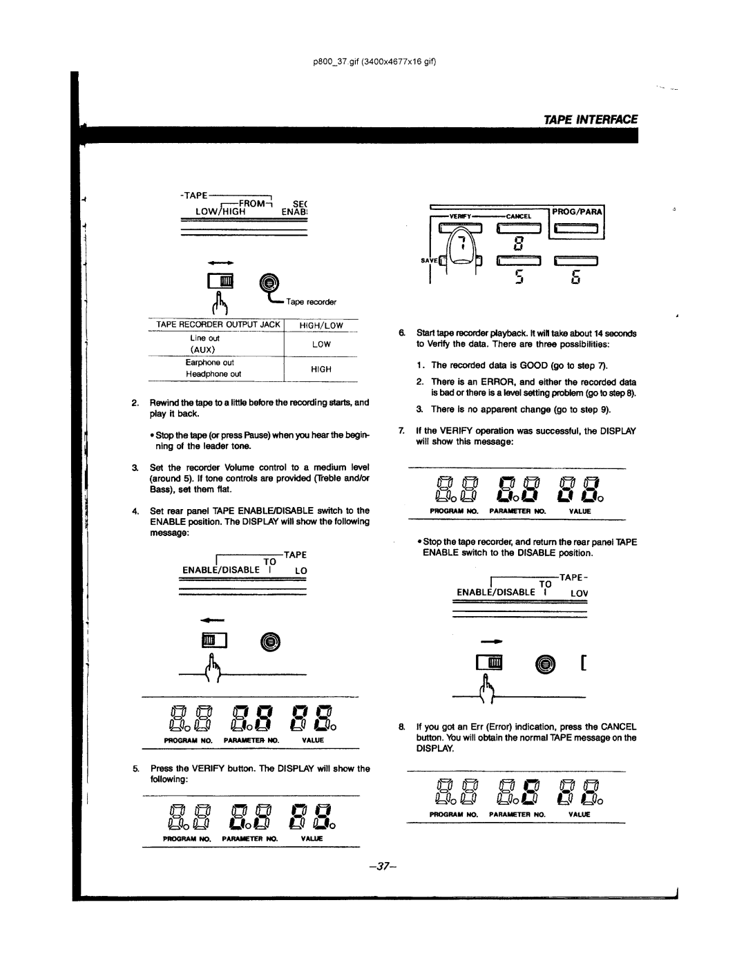 Korg POLY-800 manual 