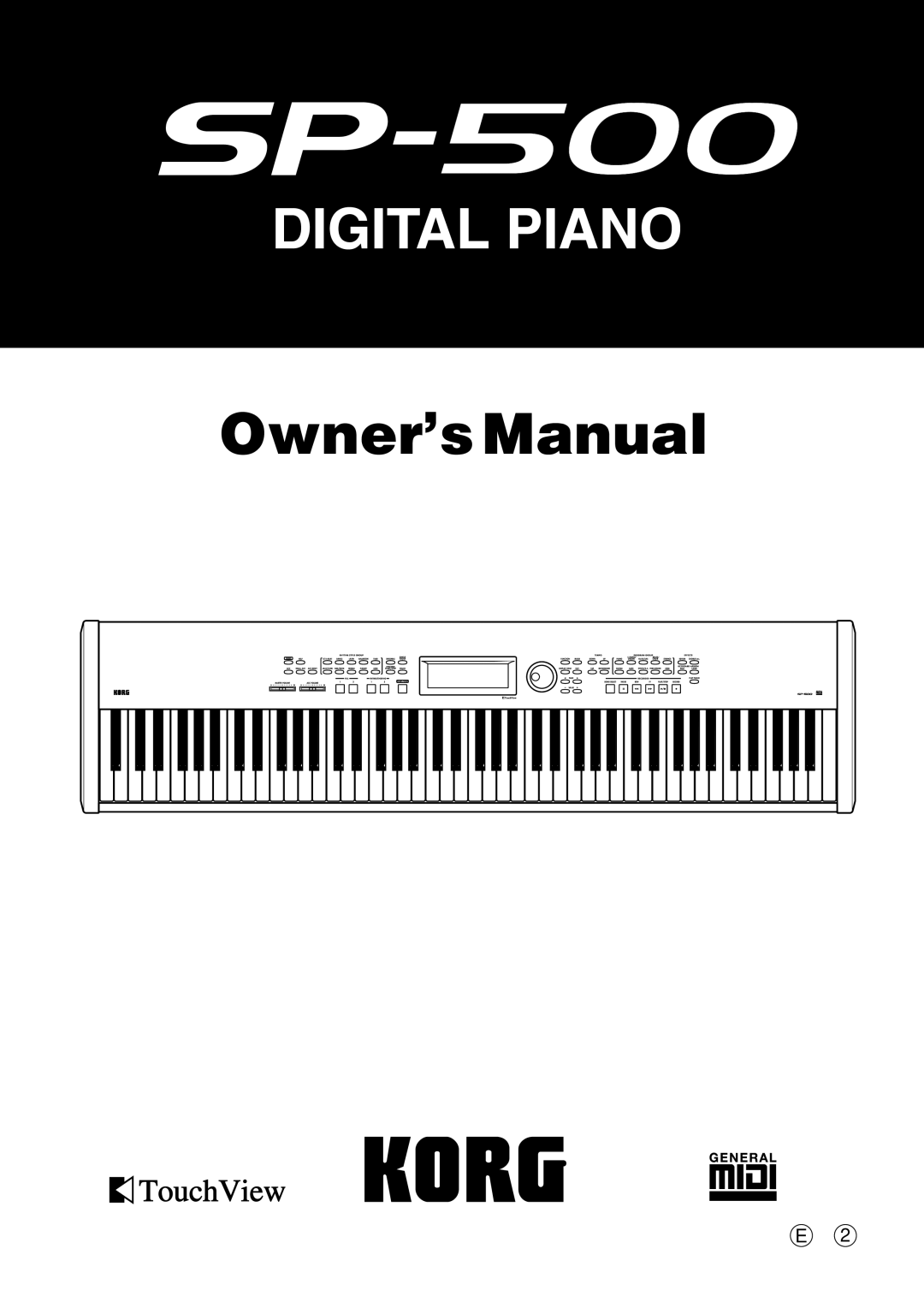 Korg Sp-500 manual 