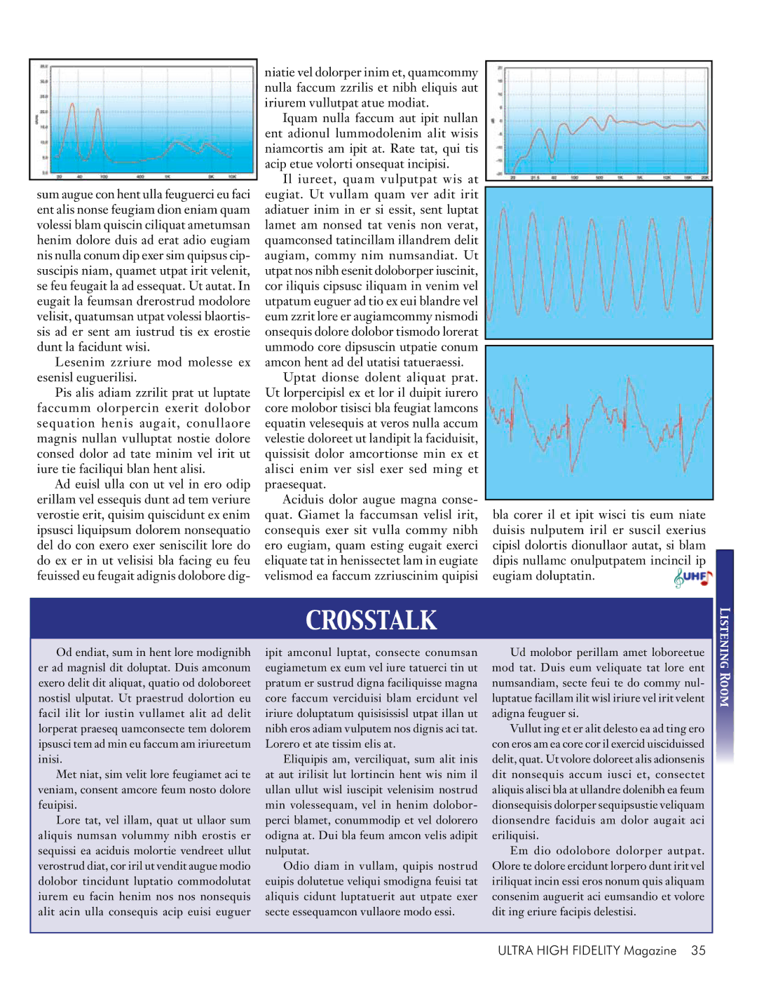 Koss 76 manual Crosstalk 