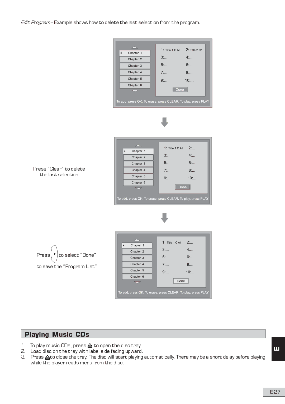 Koss KS3101A-2 instruction manual Playing Music CDs 