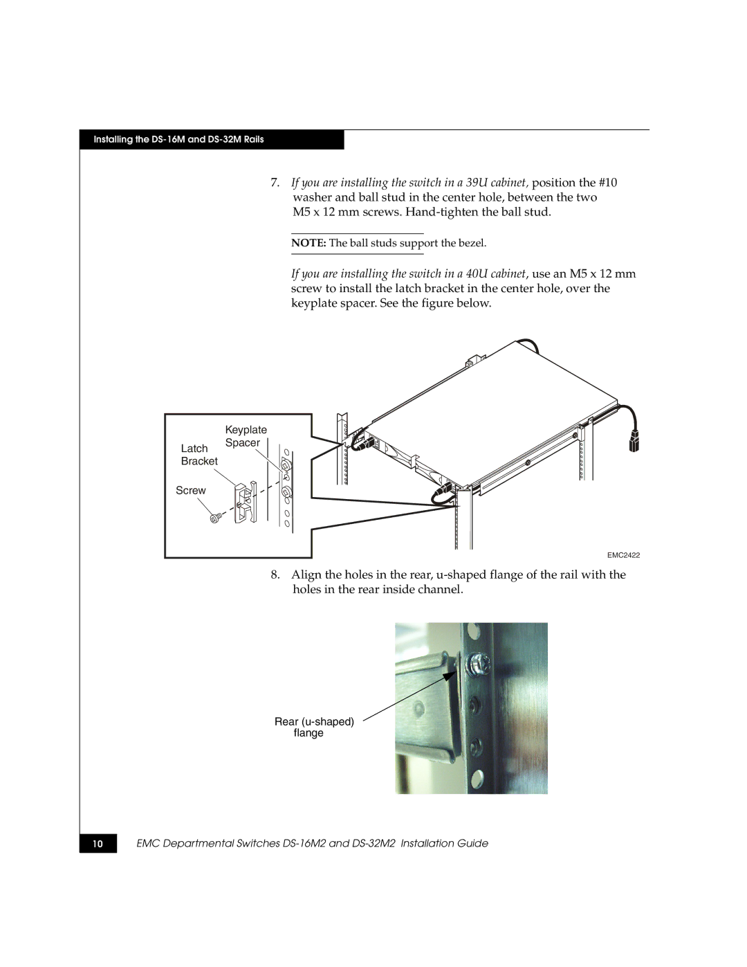 Kraftware Corporation DS-16M2, DS-32M2 installation instructions Latch 