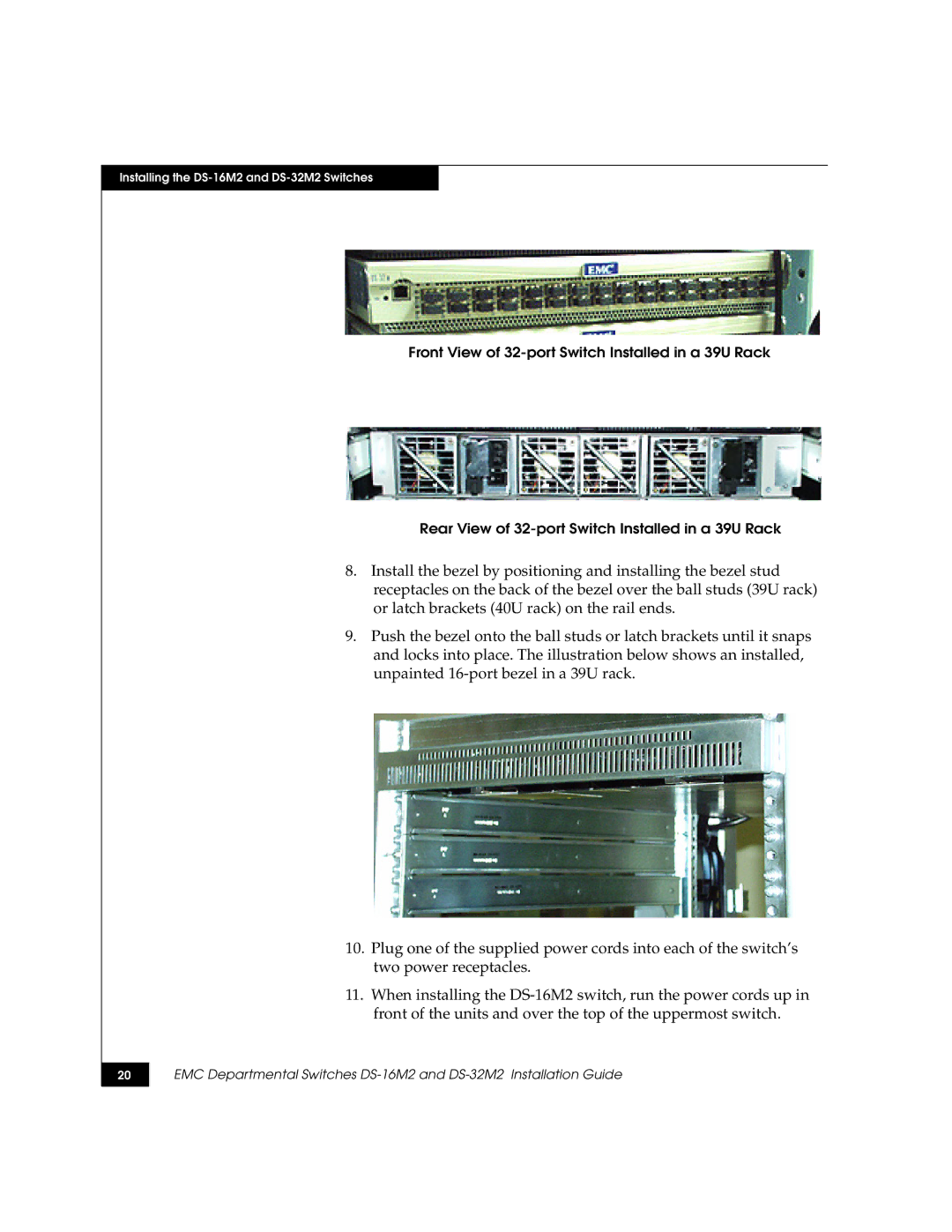 Kraftware Corporation installation instructions Installing the DS-16M2 and DS-32M2 Switches 