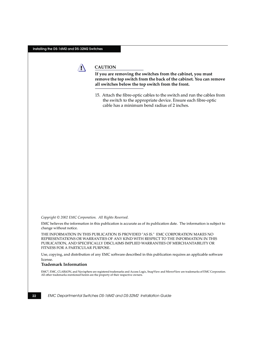 Kraftware Corporation DS-16M2, DS-32M2 installation instructions Trademark Information 