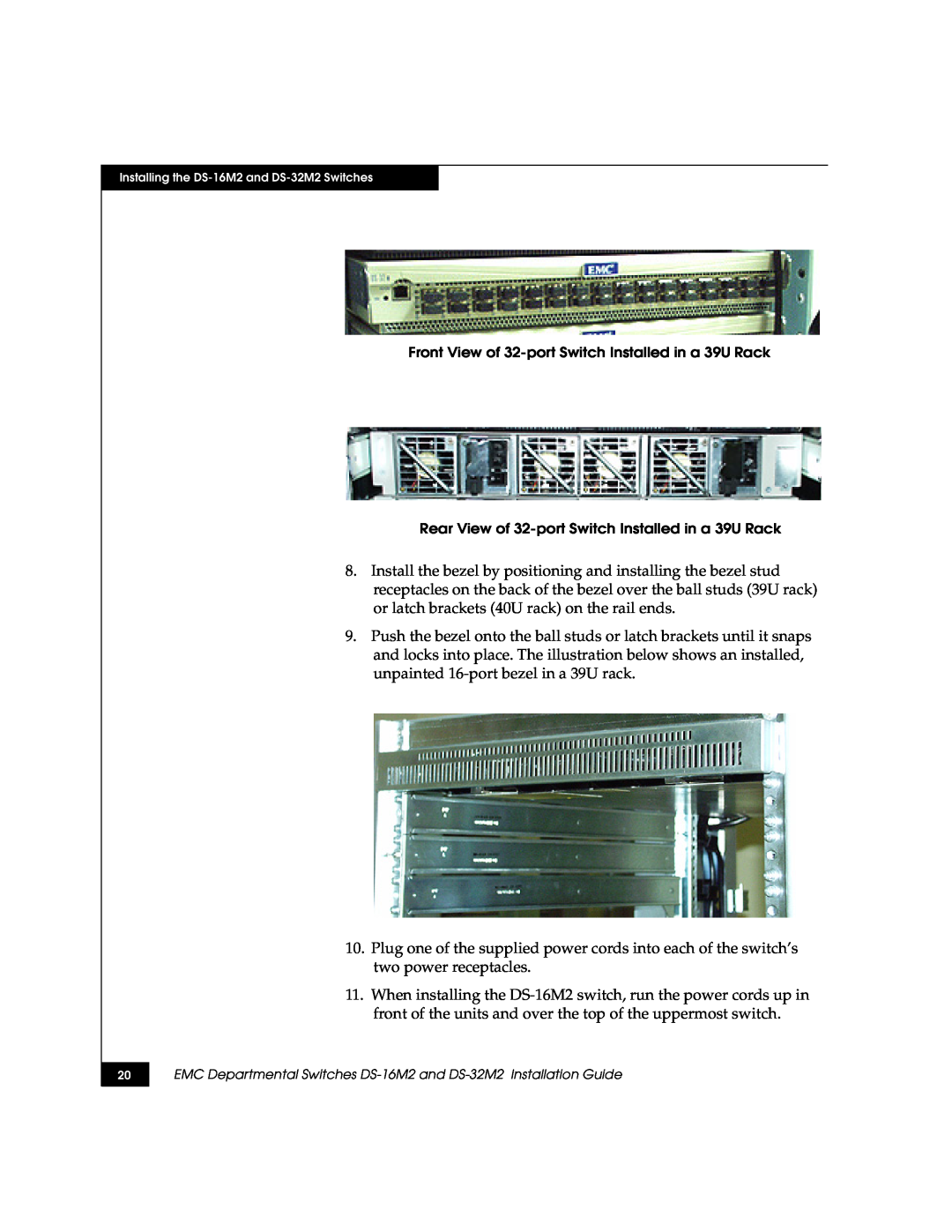 Kraftware Corporation installation instructions Installing the DS-16M2and DS-32M2Switches 