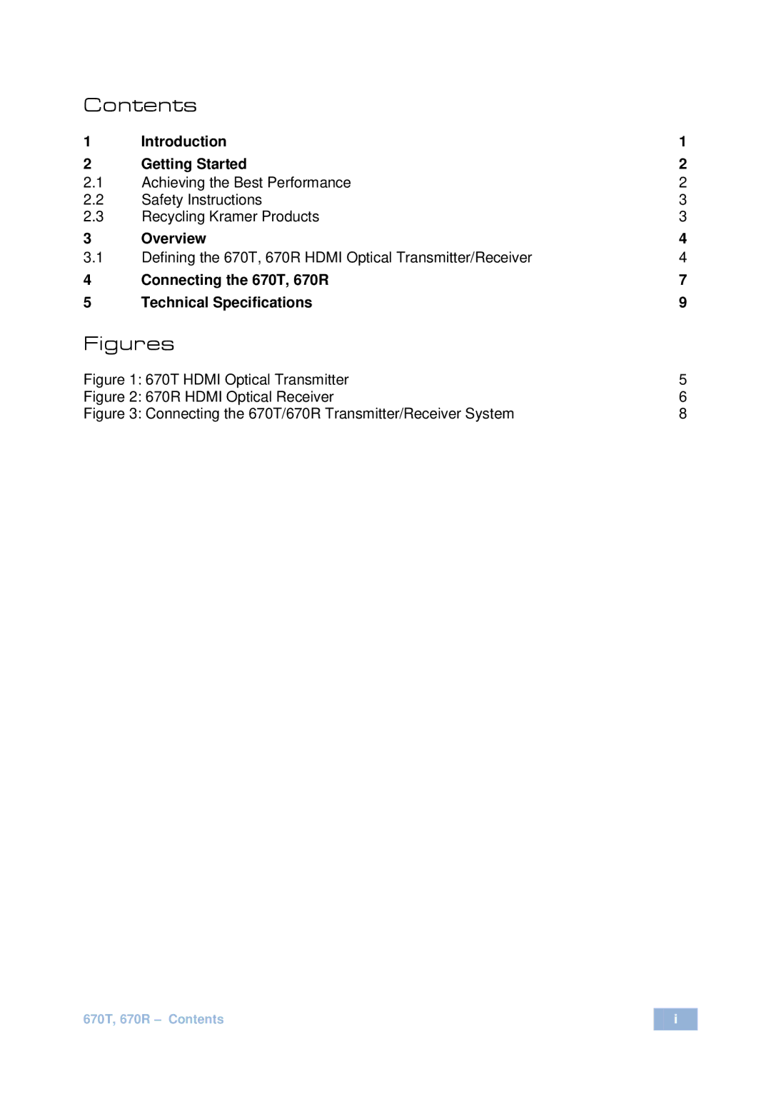 Kramer Electronics 2900-000483 user manual Figures 