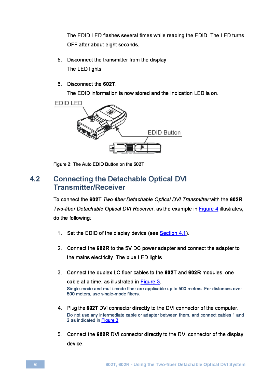 Kramer Electronics user manual Disconnect the 602T 