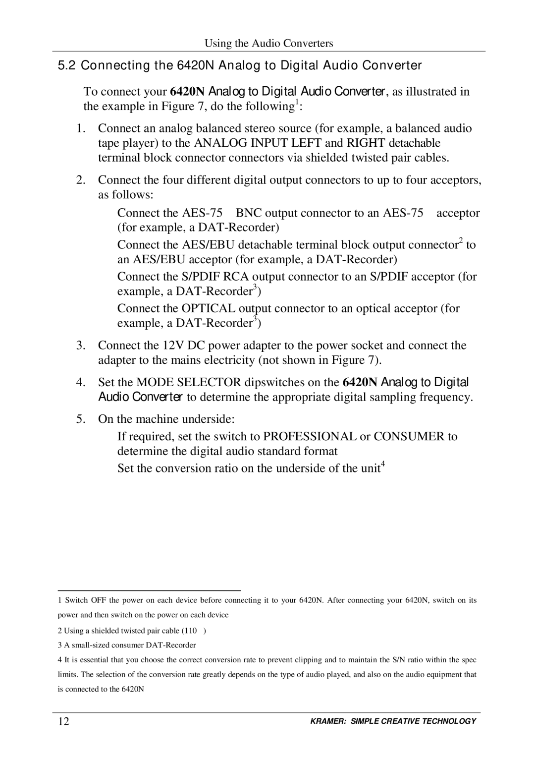 Kramer Electronics 6410N user manual Fc Y, GECAi U 