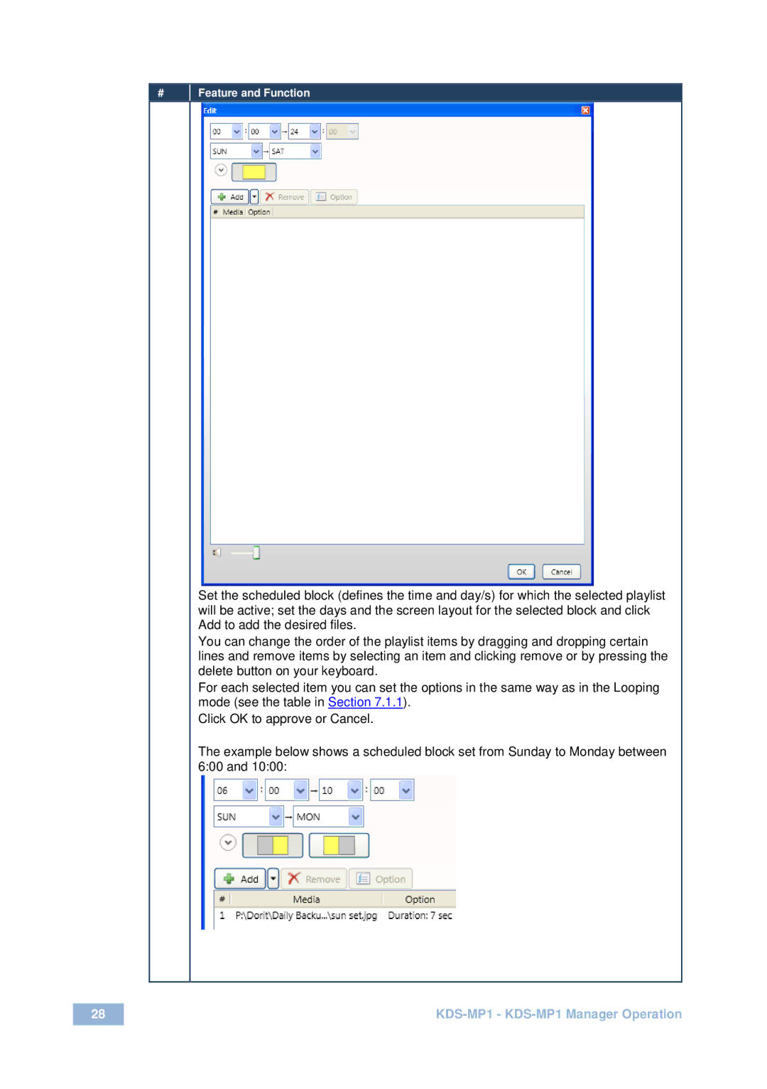 Kramer Electronics user manual KDS-MP1 KDS-MP1 Manager Operation 