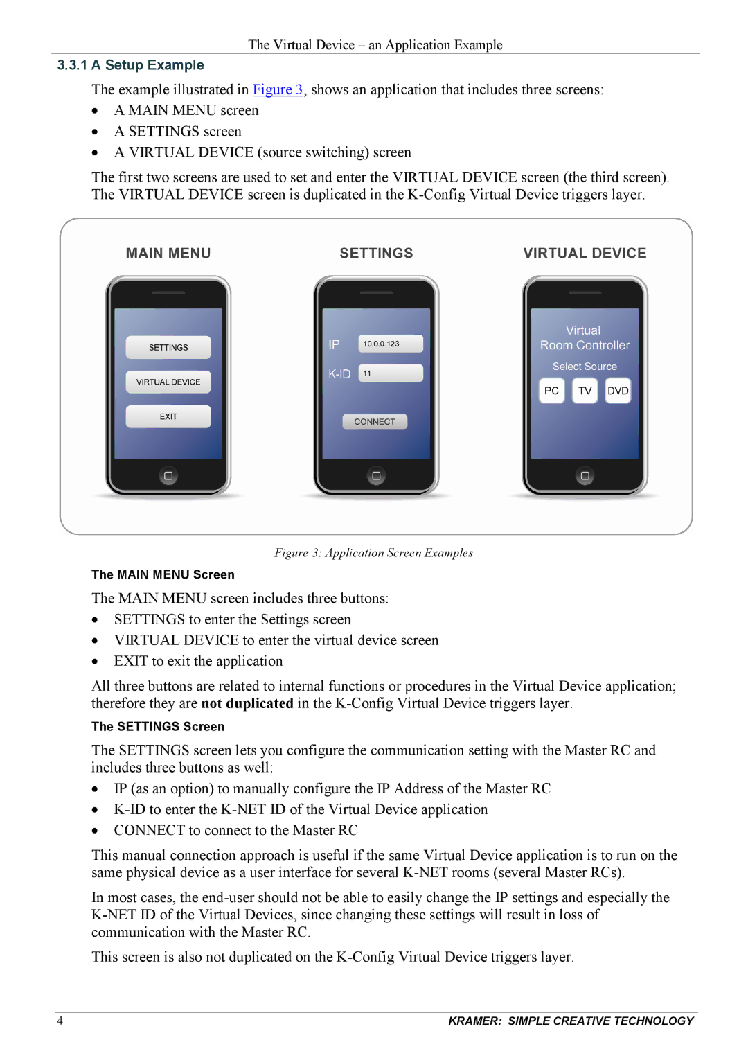 Kramer Electronics revision1 manual Setup Example 