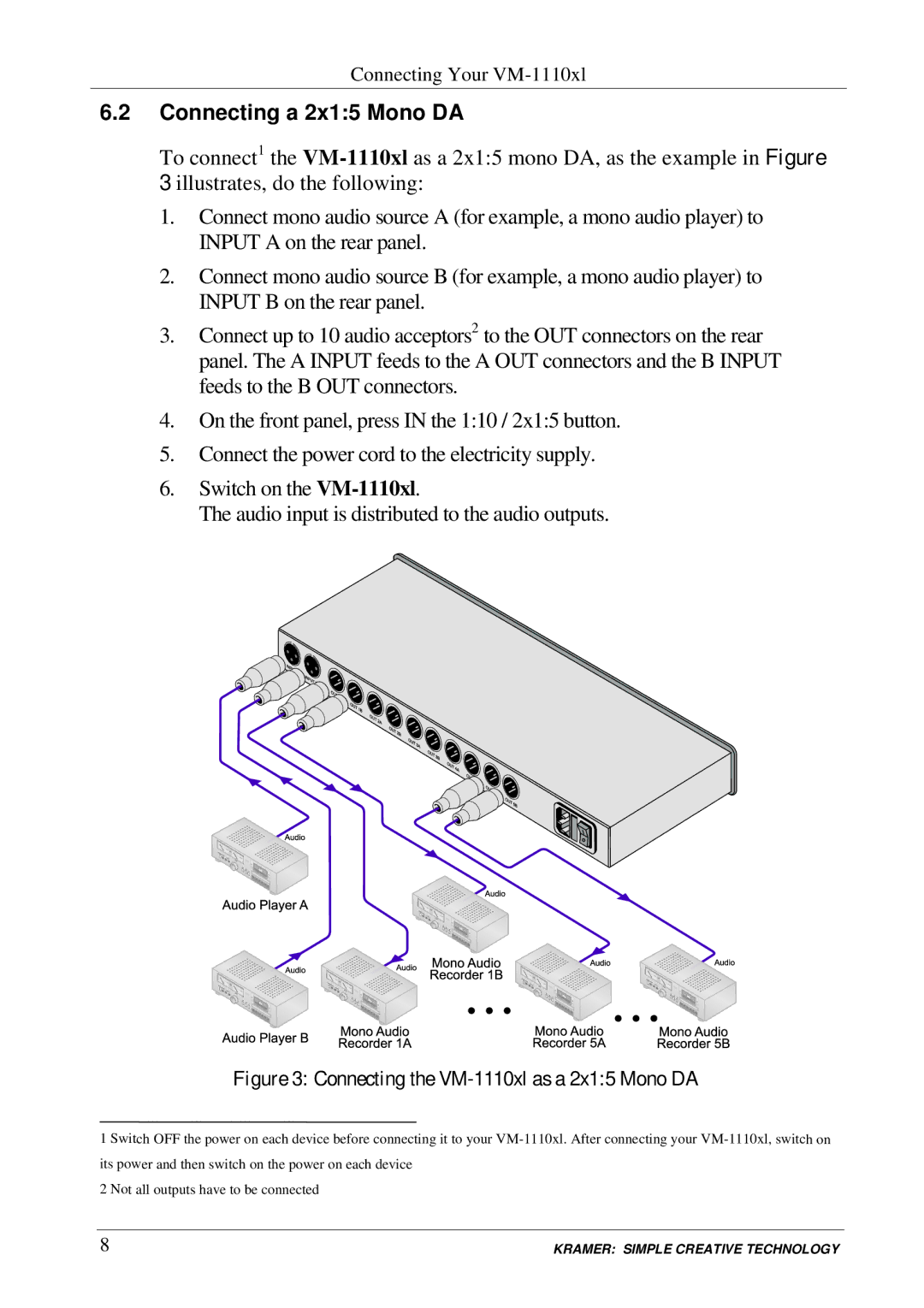 Kramer Electronics VM-1110xl user manual MAF d DRI o, Xv 7 x pf7AAA? 