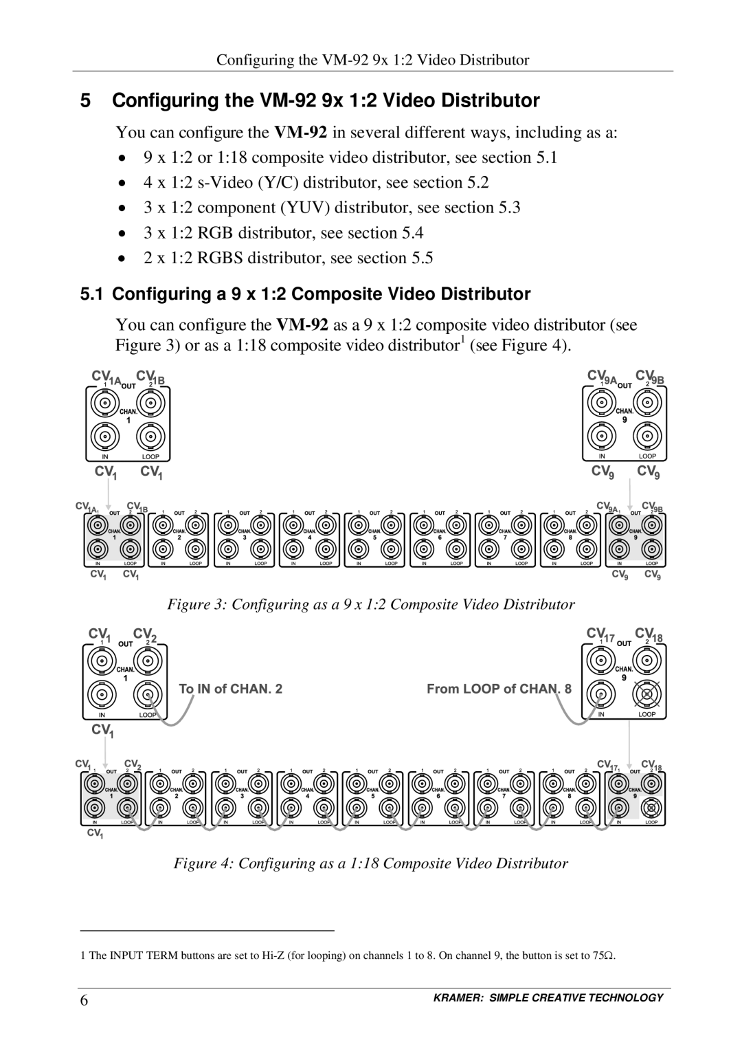 Kramer Electronics VM-92 user manual G8B d BRC d 