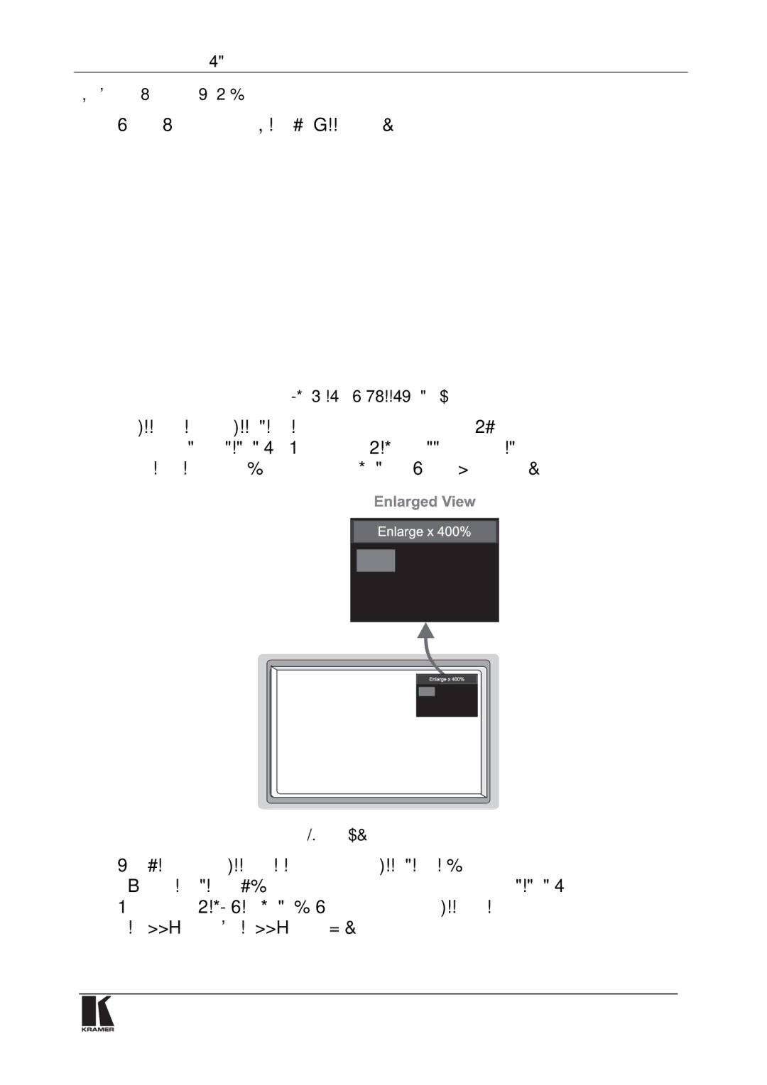 Kramer Electronics VP-724DS manual LJXUHLOOXVWUDWHVWKH*HRPHWU\=RRP6FUHHQ, $GMXVWLQJWKH=RRP5DWLRDQG3RVLWLRQ 