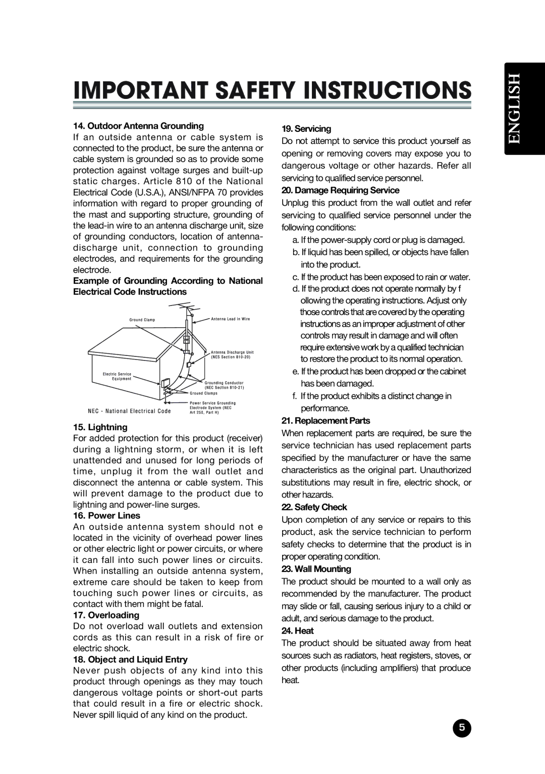 Kreisen KR-320T owner manual Outdoor Antenna Grounding 