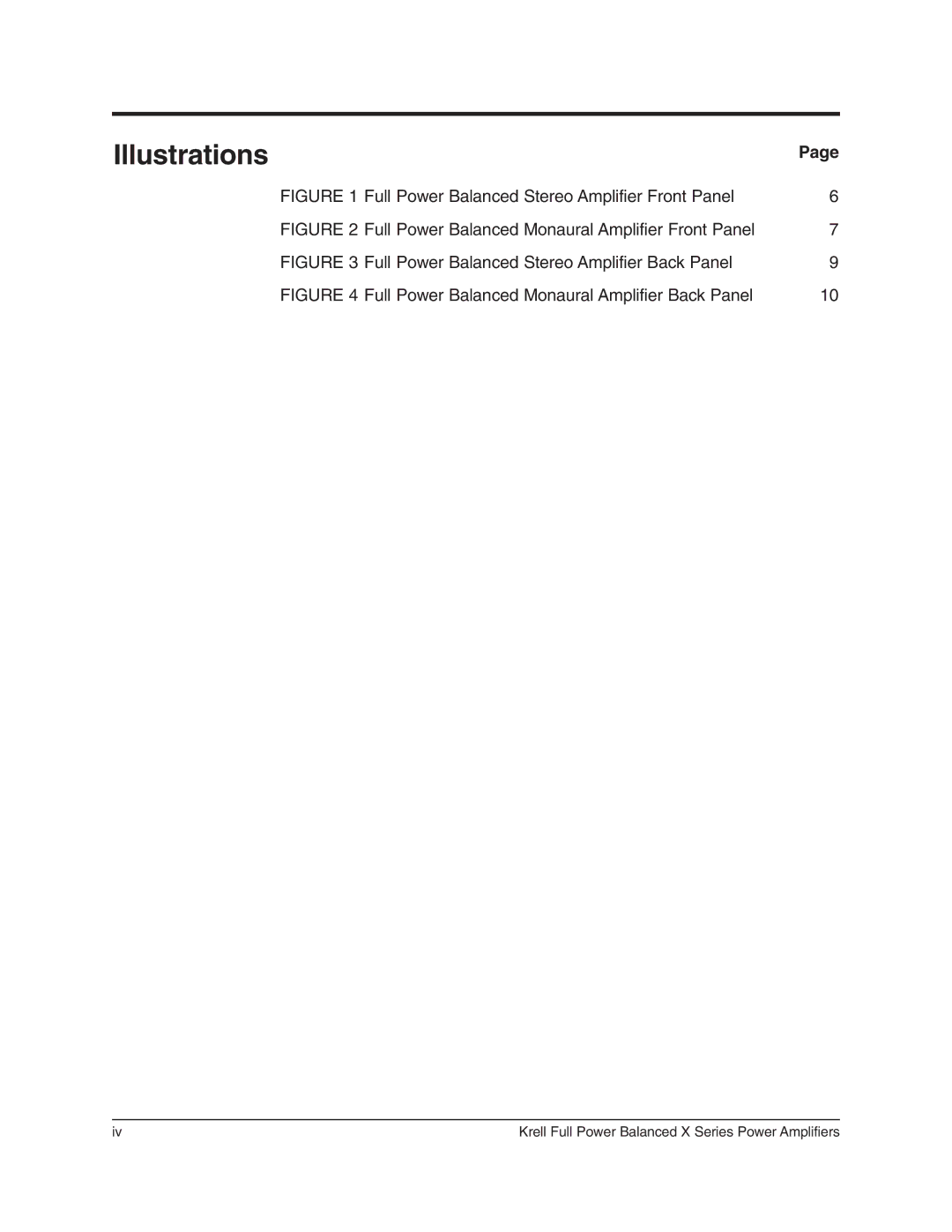 Krell Industries 700cx, 400cx, 300cx, 750Mcx, 450Mcx, 350Mcx manual Illustrations 