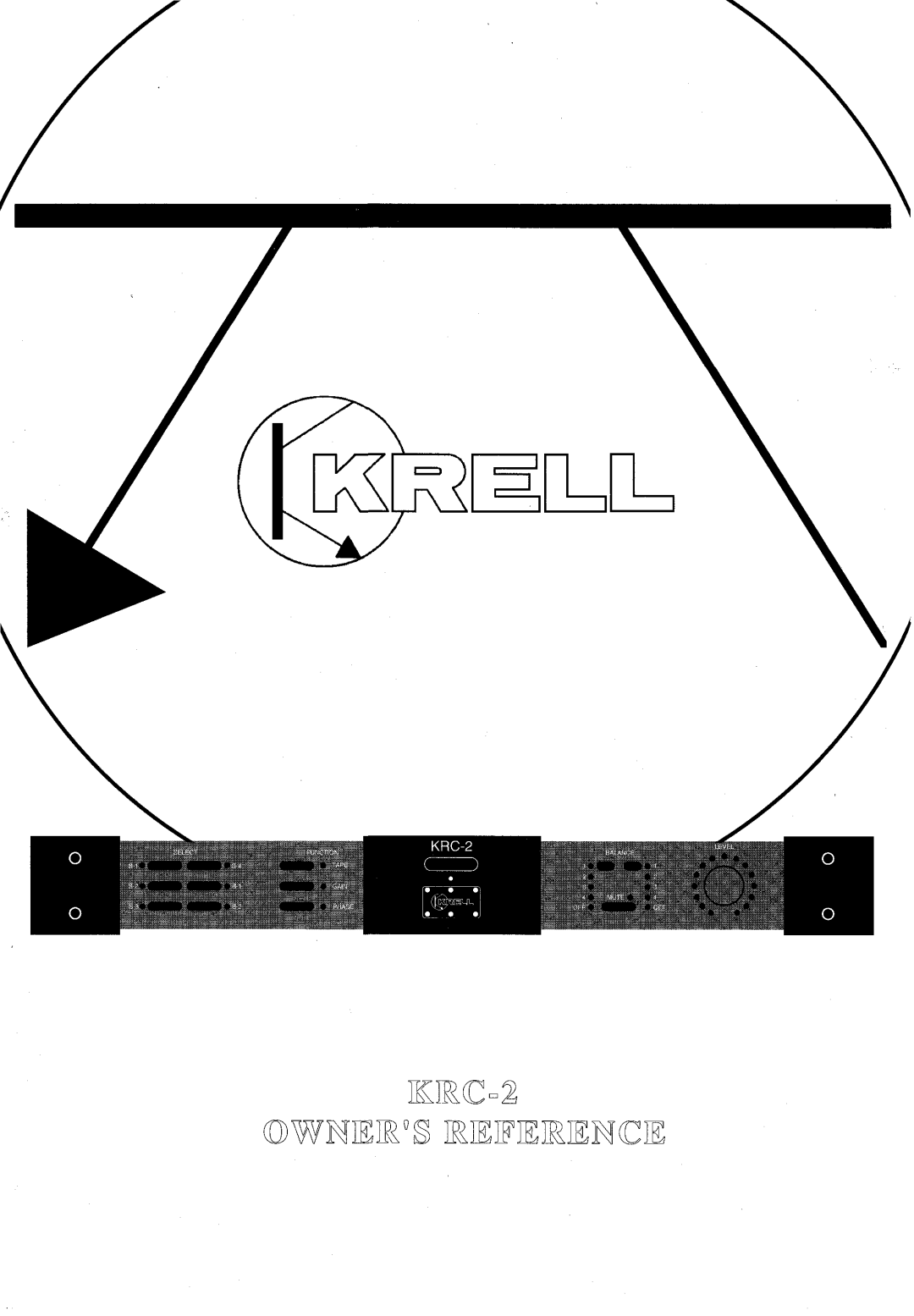 Krell Industries KRC 2 manual 