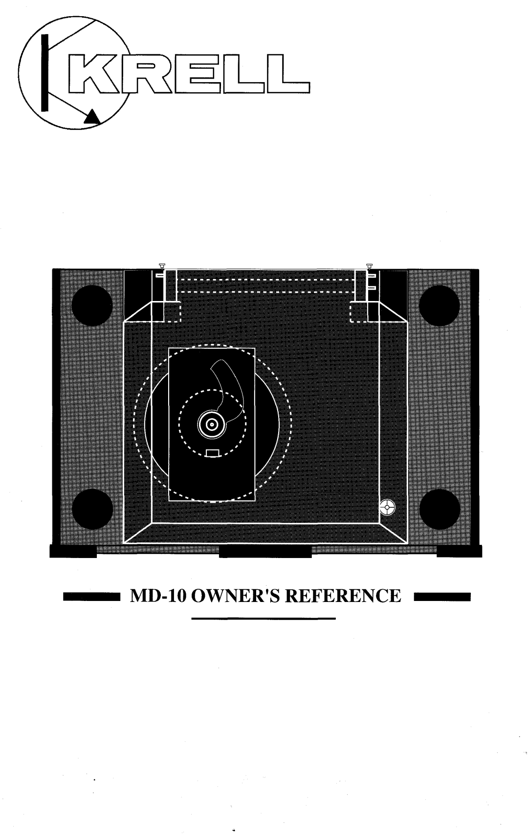 Krell Industries MD10 manual MD-10 Owners Reference 