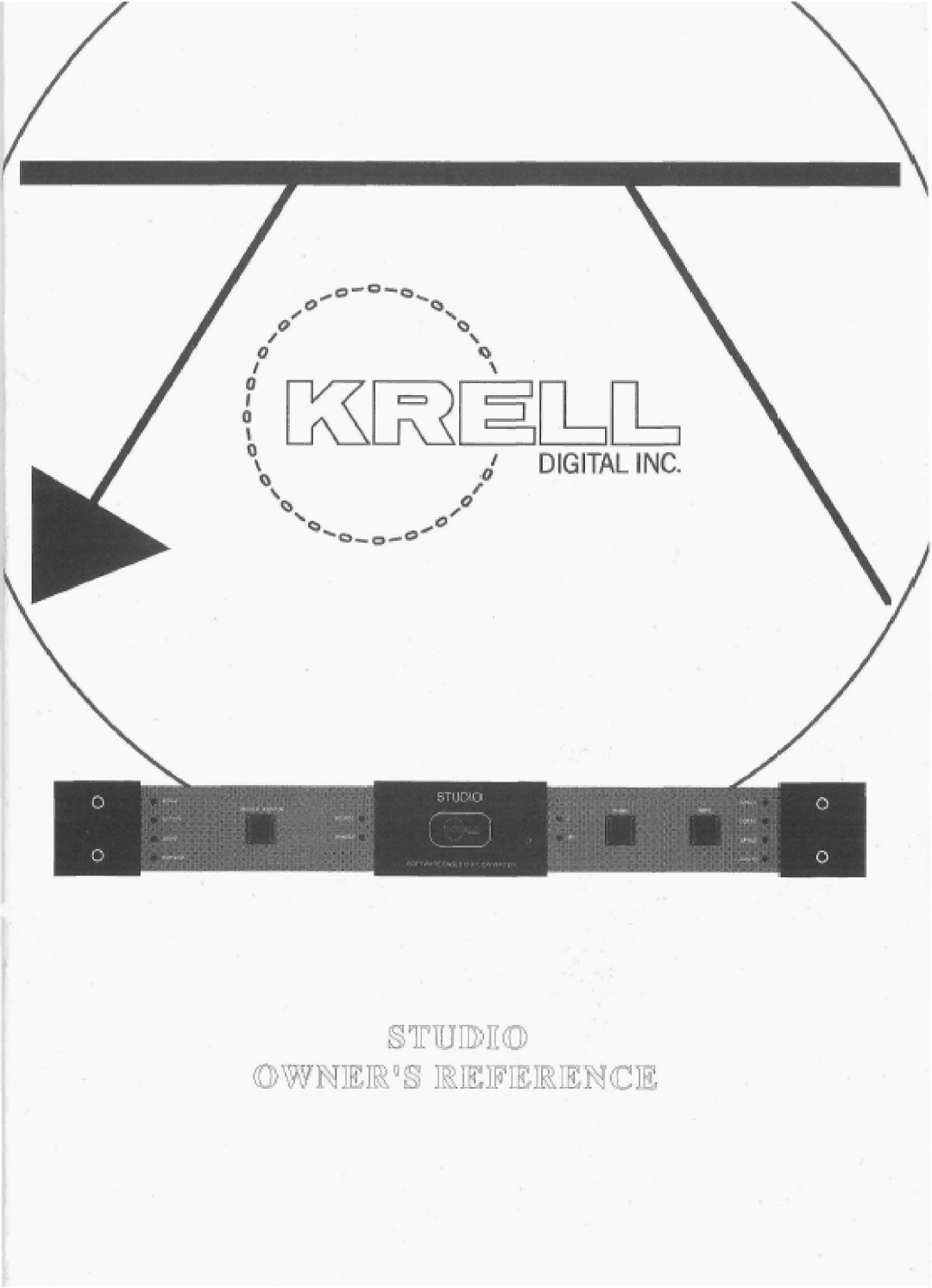 Krell Industries STUDIO manual 