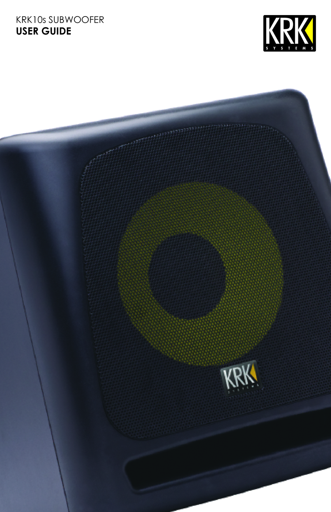 KRK 10S manual User Guide 