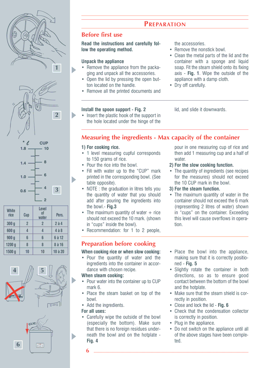 Krups 3.21 manual Reparation 