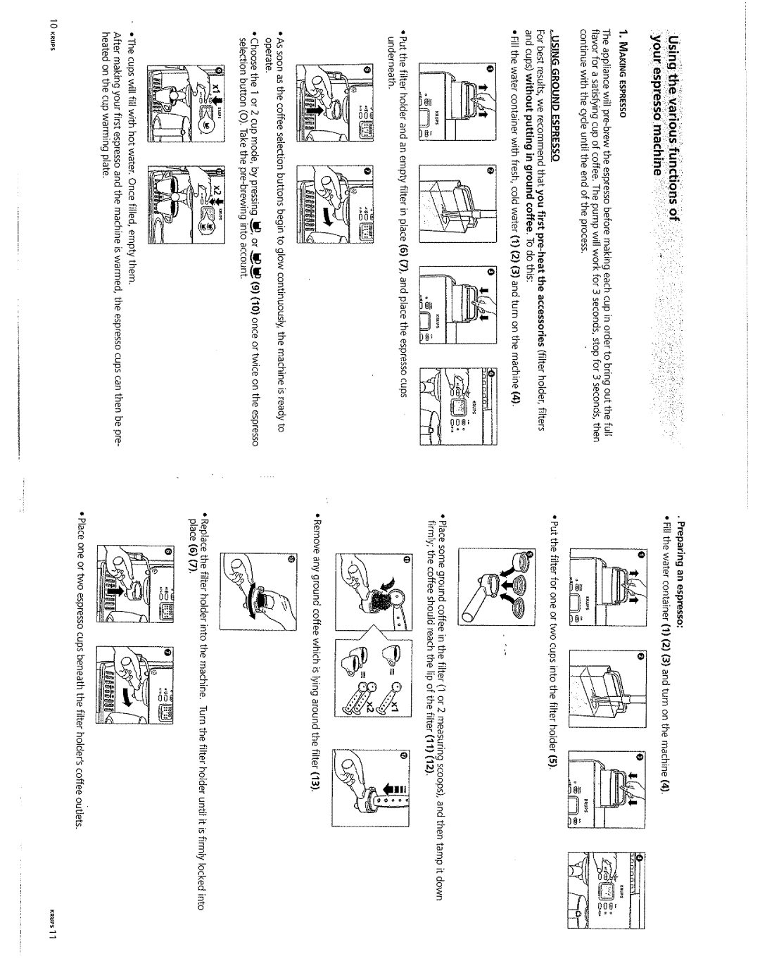 Krups XP2070 manual 